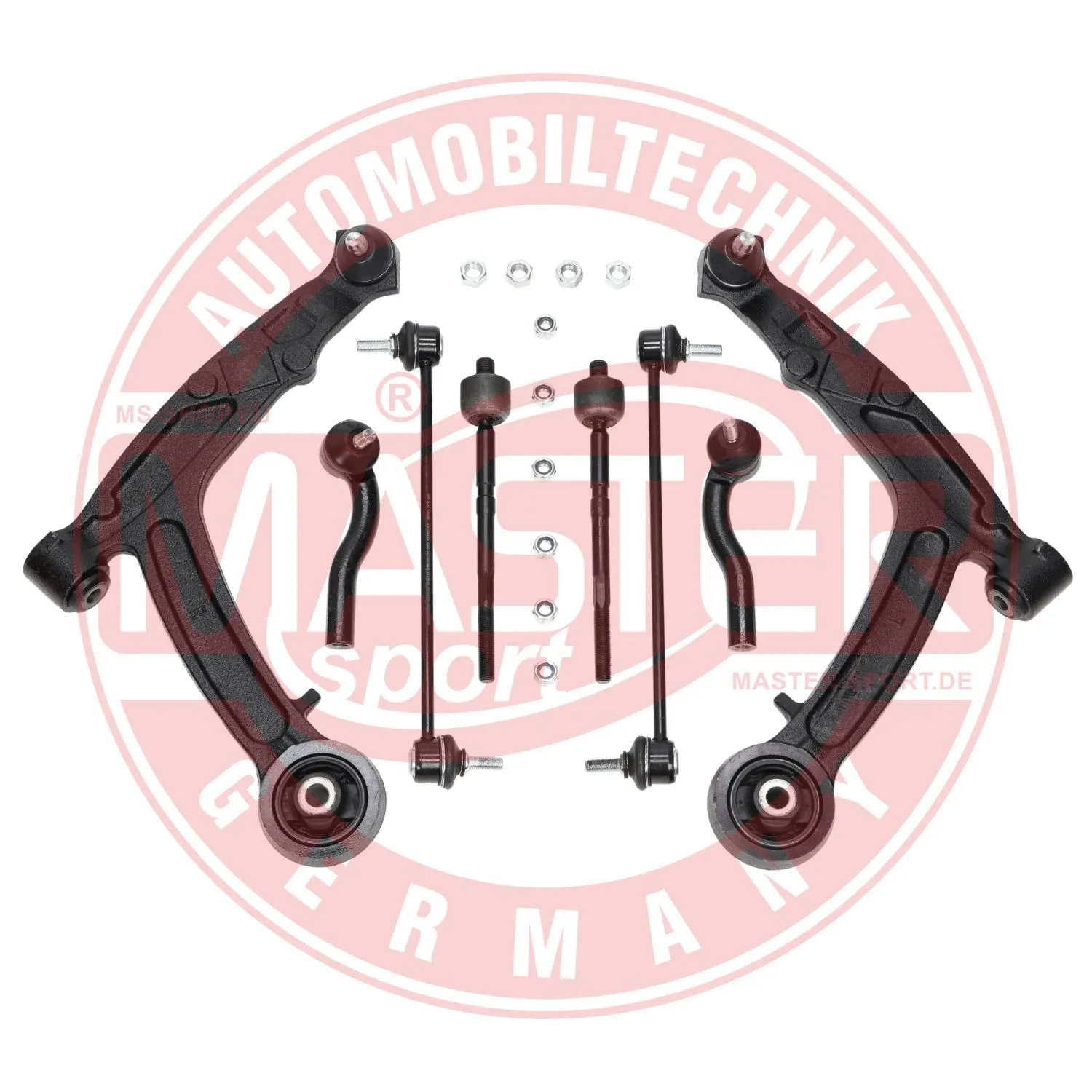 Control/Trailing Arm Kit, wheel suspension (36810/1-SET-MS)