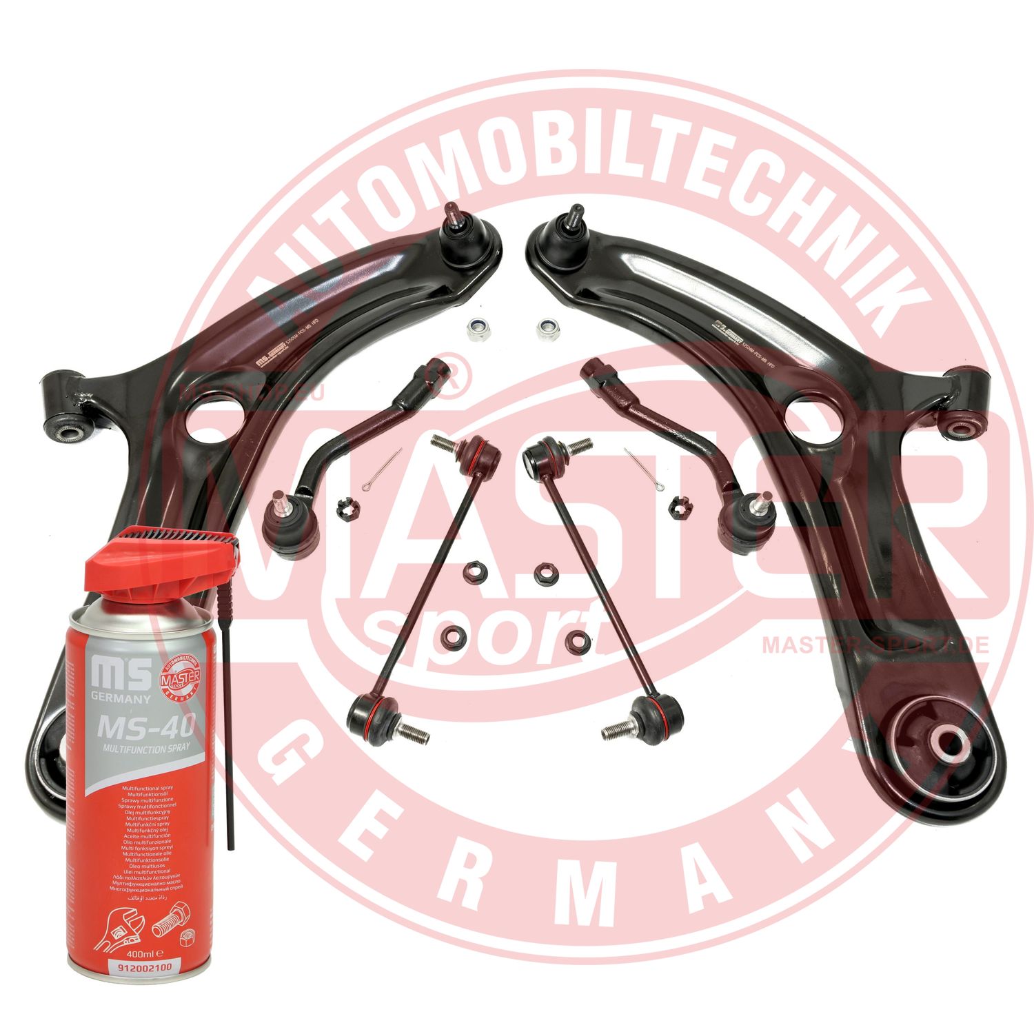 Control/Trailing Arm Kit, wheel suspension (36964-KIT-MSP)