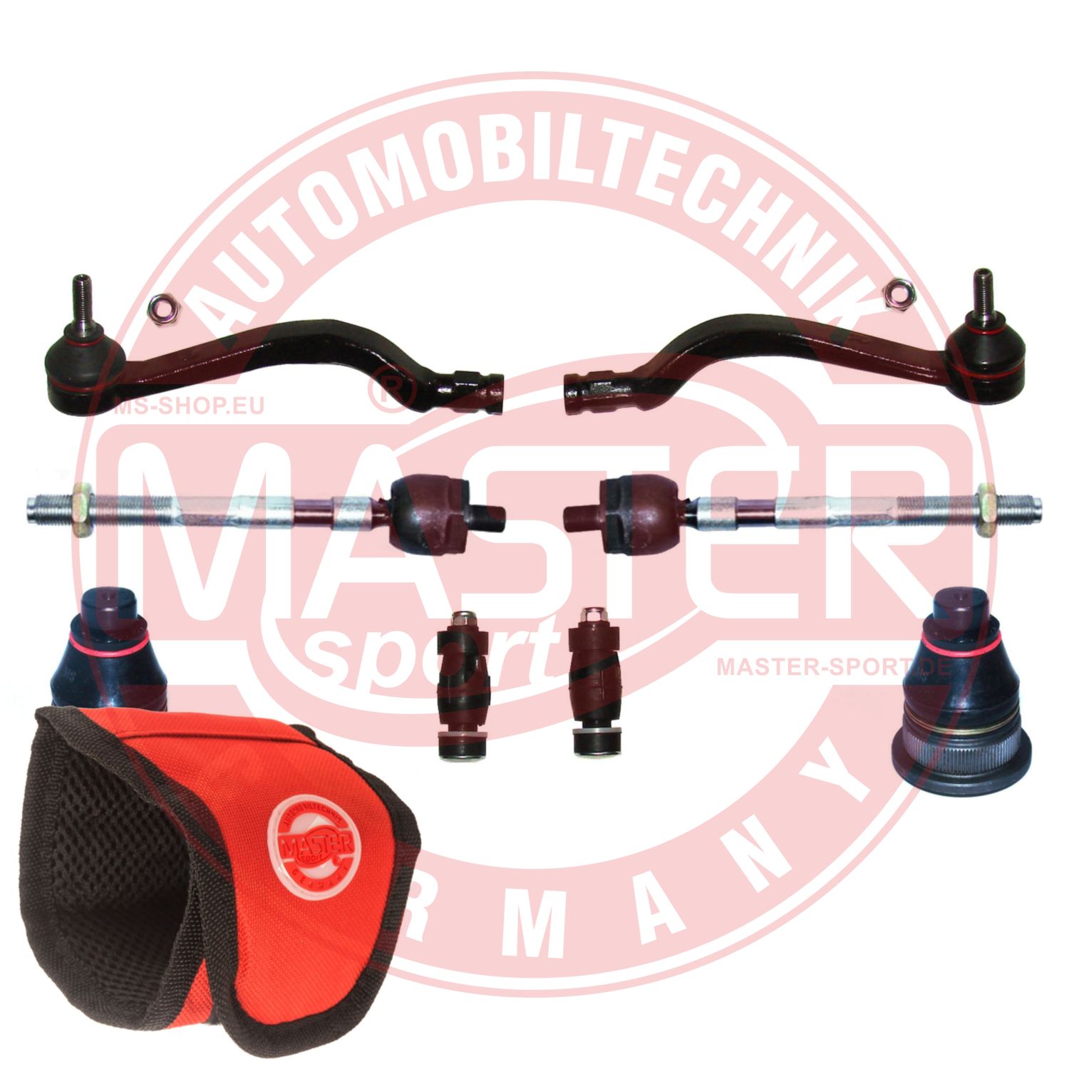 Control/Trailing Arm Kit, wheel suspension (36822-SET-MSM)