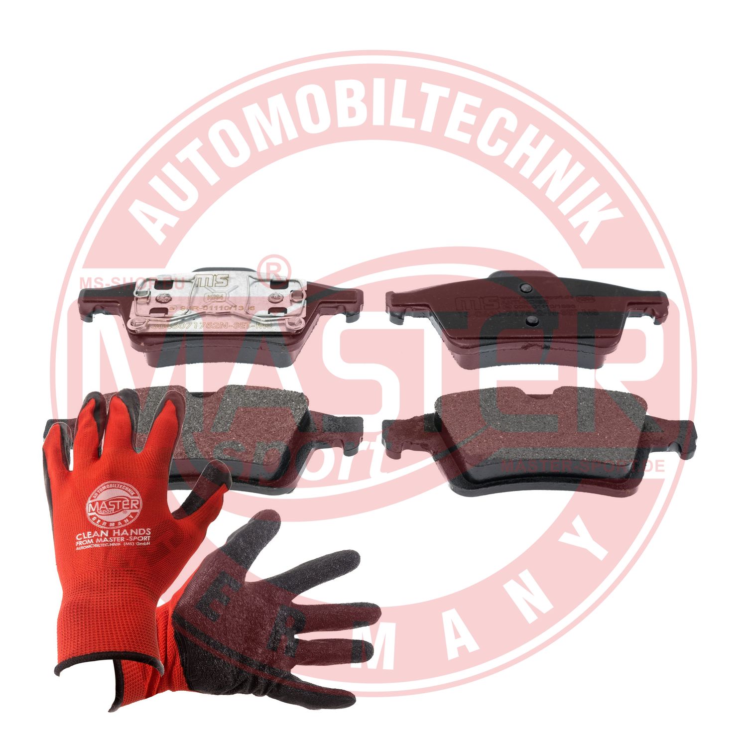 Brake Pad Set, disc brake (13046071752N-SET-MSP)