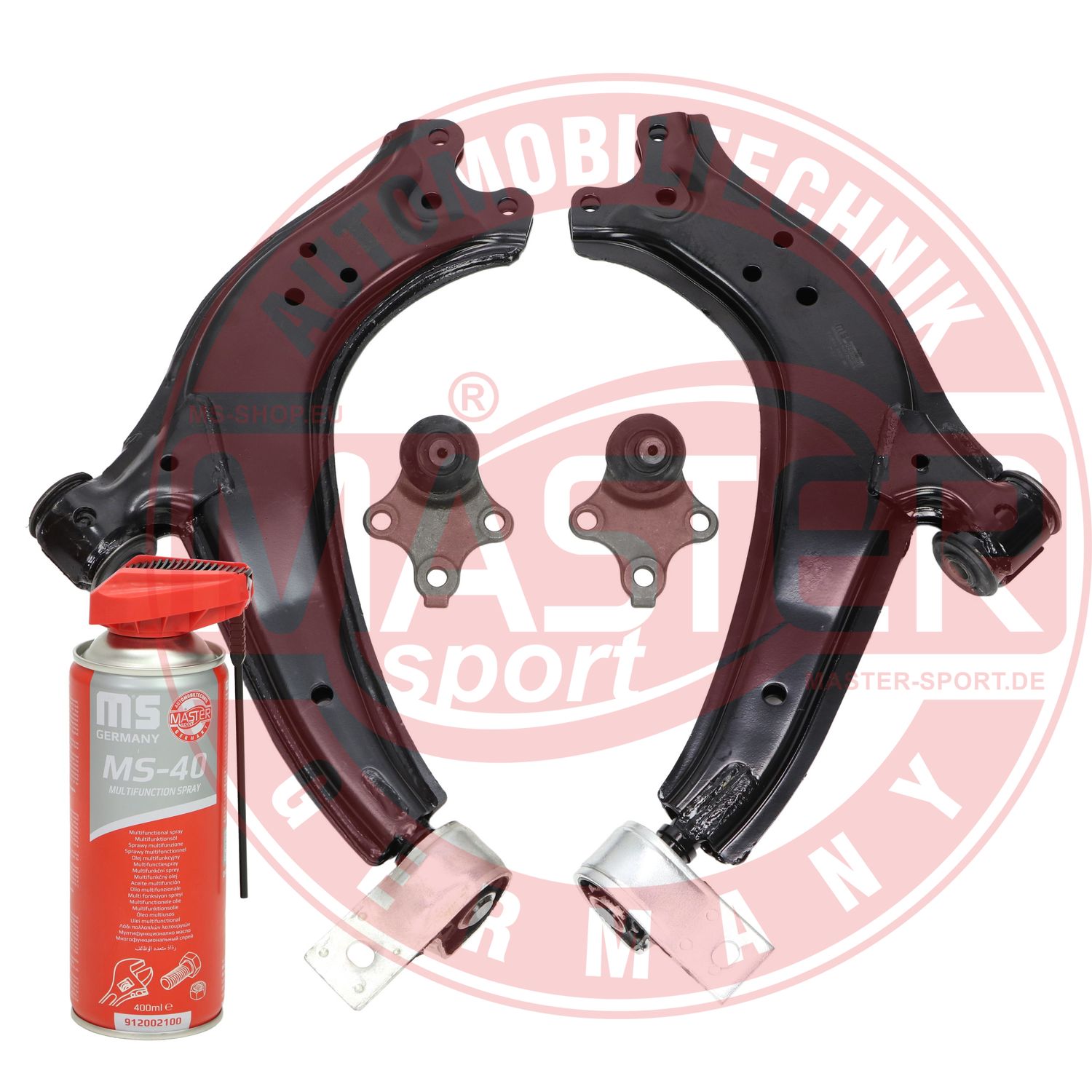 Control/Trailing Arm Kit, wheel suspension (37170-KIT-MSP)
