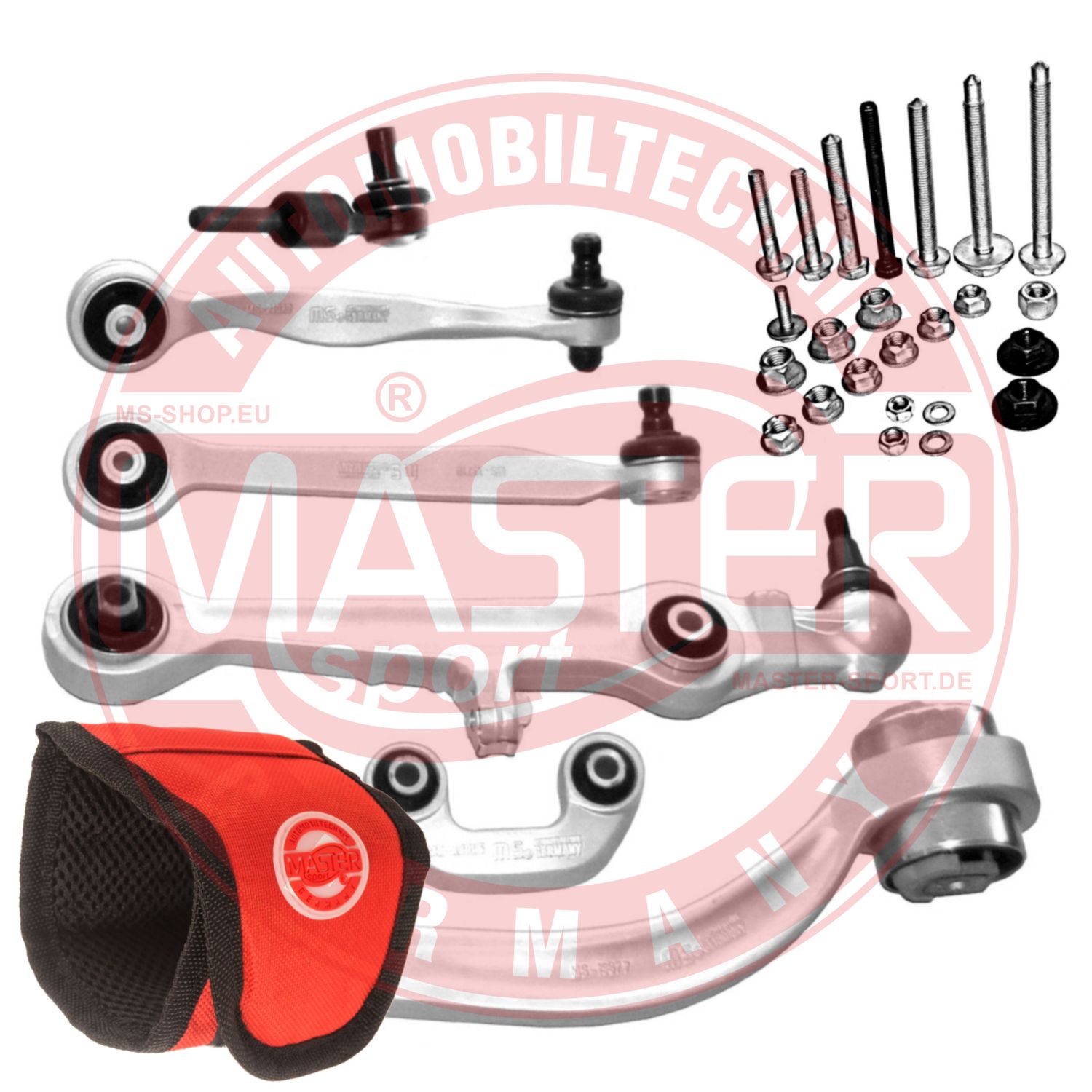 Control/Trailing Arm Kit, wheel suspension (36791R-SET-MSM)