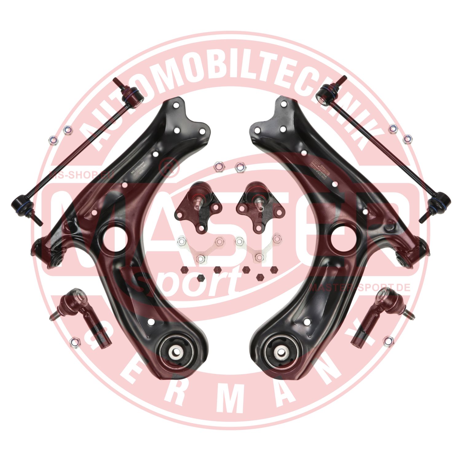 Control/Trailing Arm Kit, wheel suspension