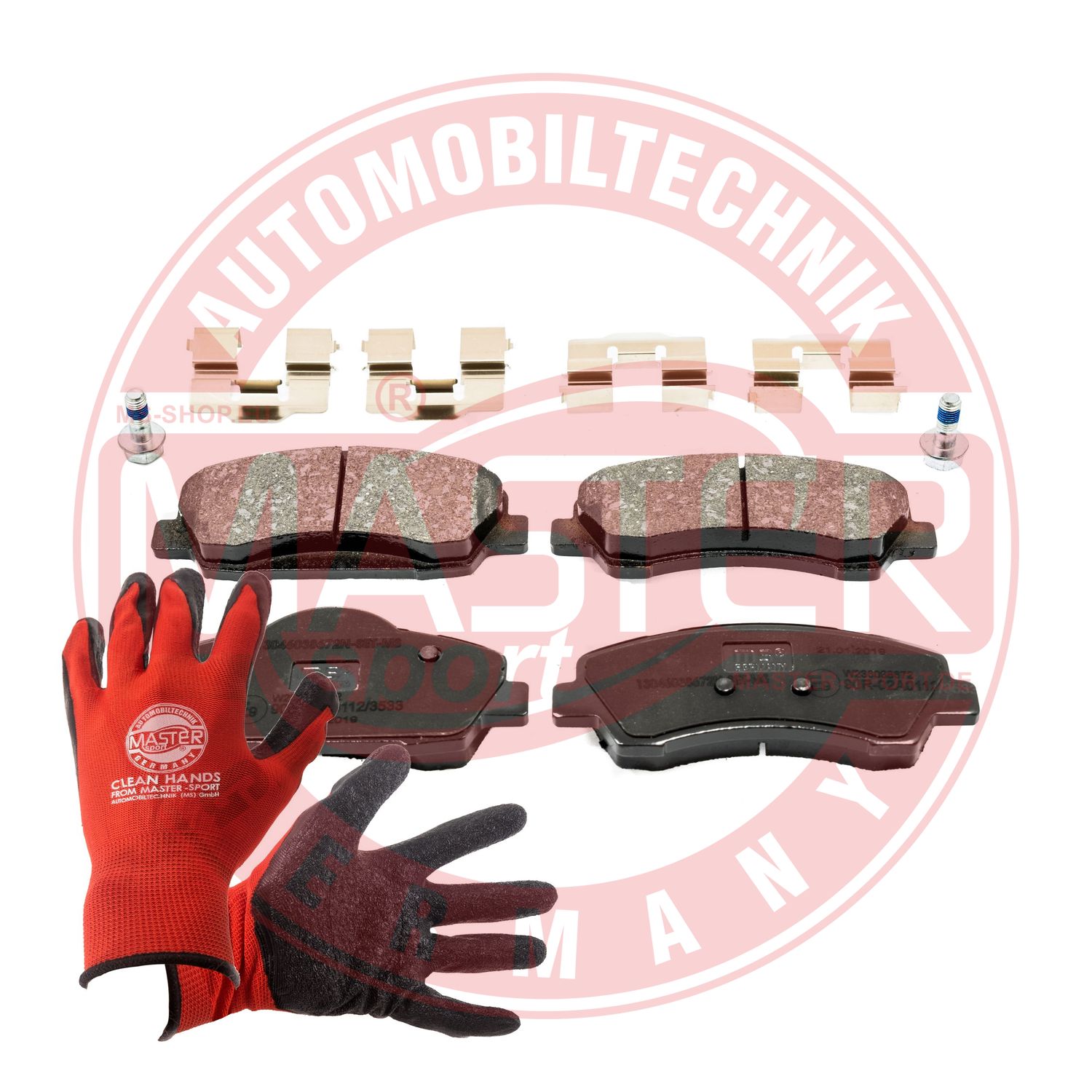 Brake Pad Set, disc brake (13046038672N-SET-MSP)