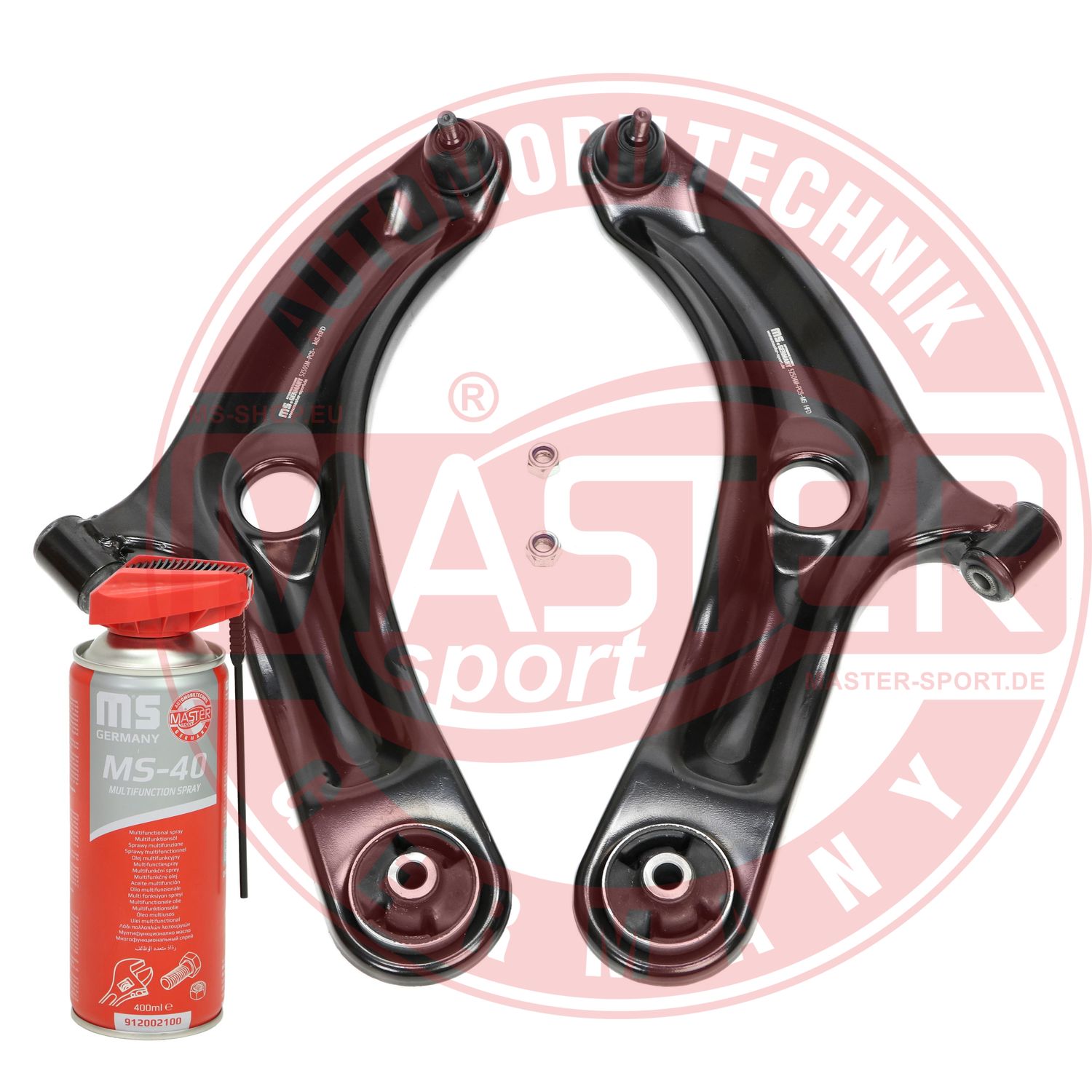 Control/Trailing Arm Kit, wheel suspension (36964/1-KIT-MSP)