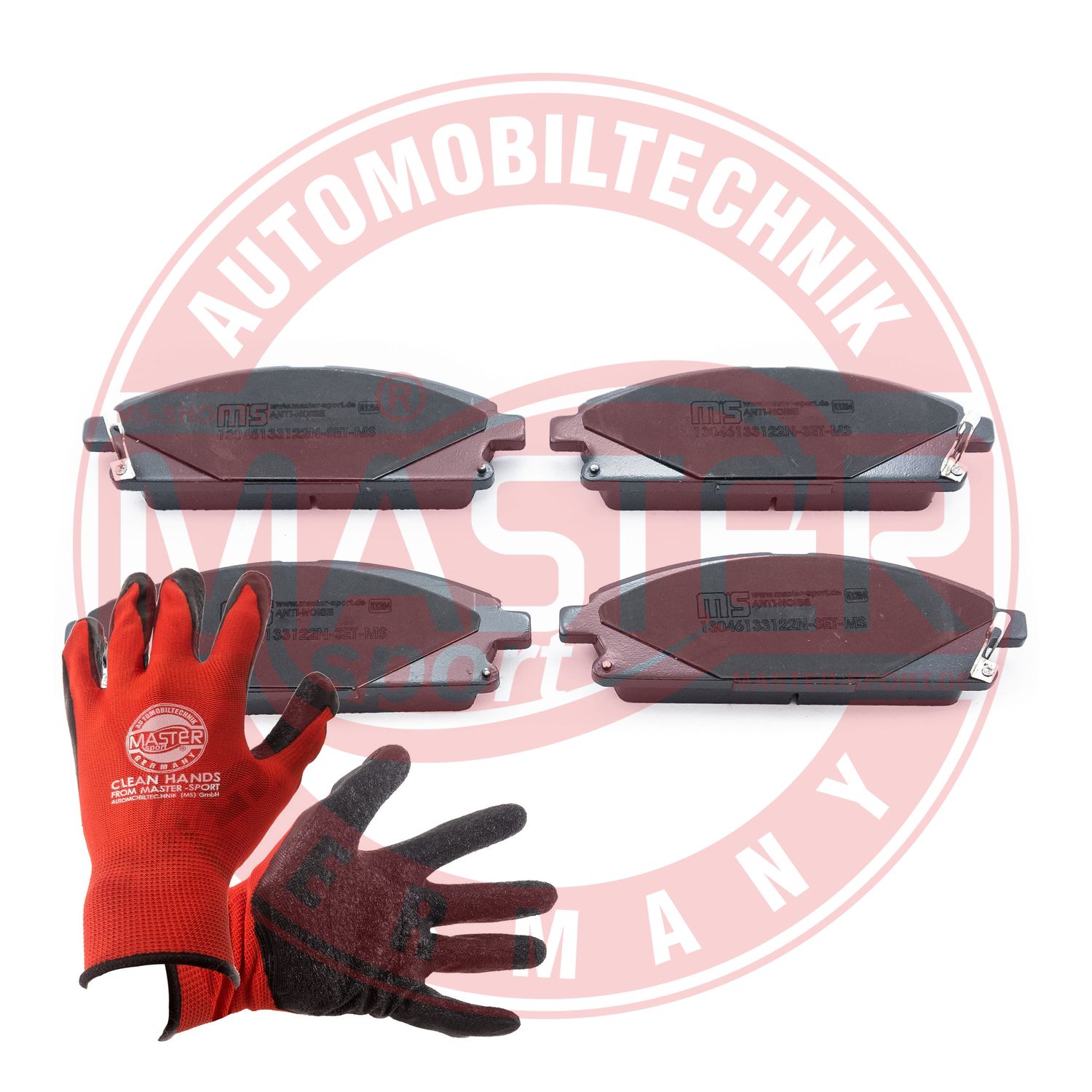 Brake Pad Set, disc brake (13046133122N-SET-MSP)