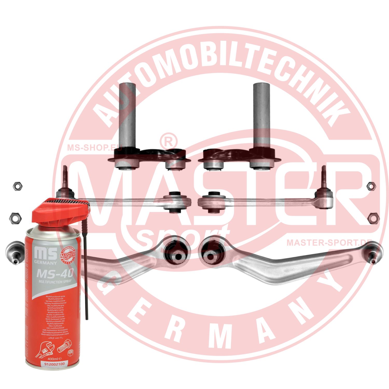 Control/Trailing Arm Kit, wheel suspension (36833-SET-MSP)