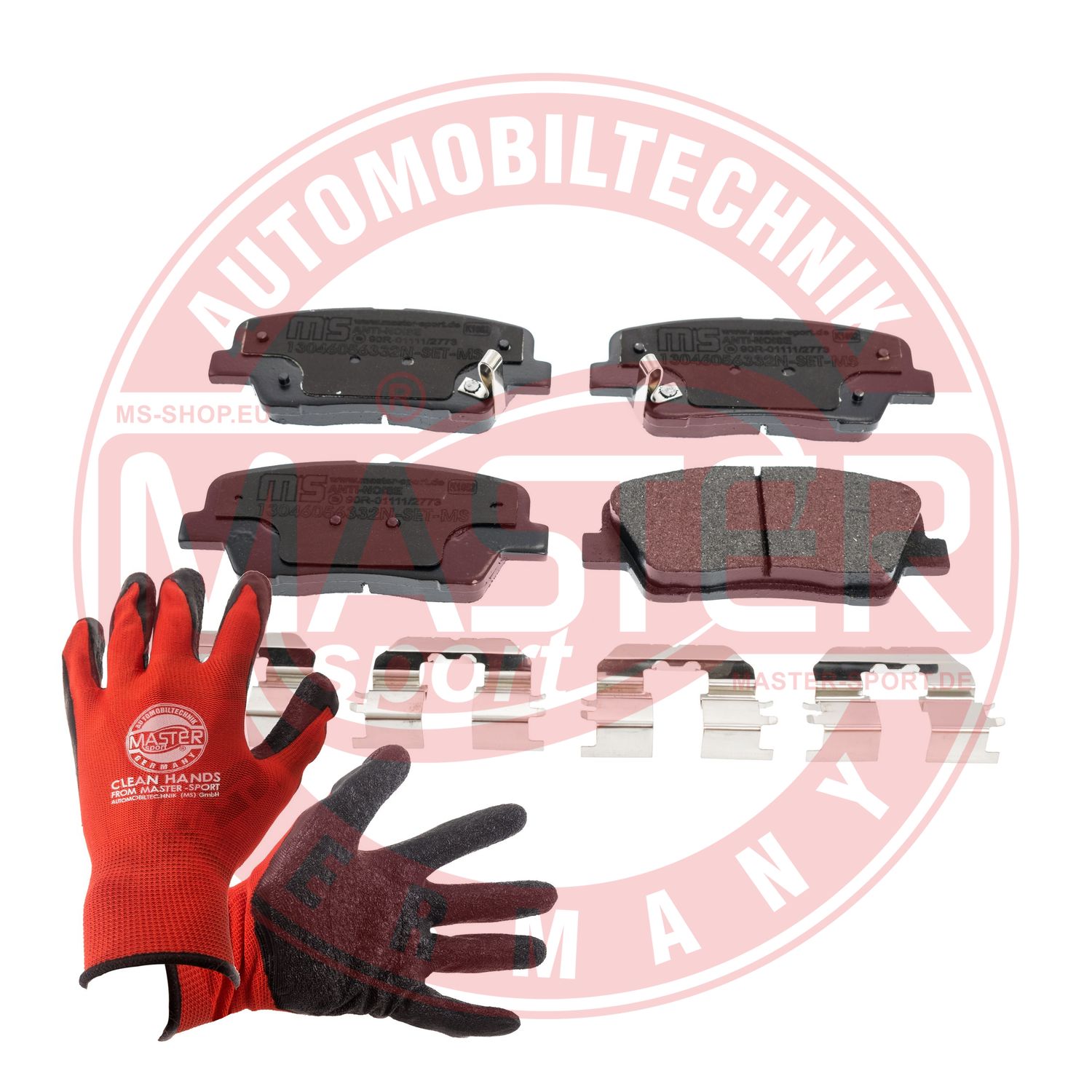 Brake Pad Set, disc brake (13046056332N-SET-MSP)
