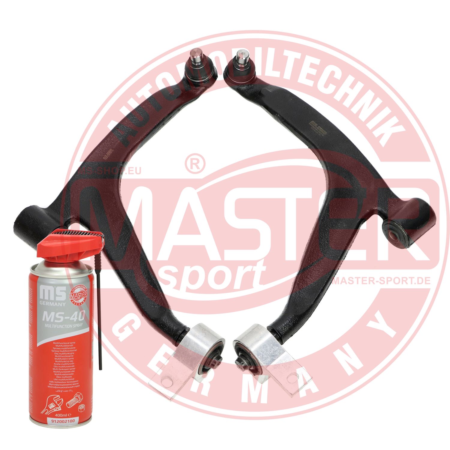 Control/Trailing Arm Kit, wheel suspension (36871/1-KIT-MSP)