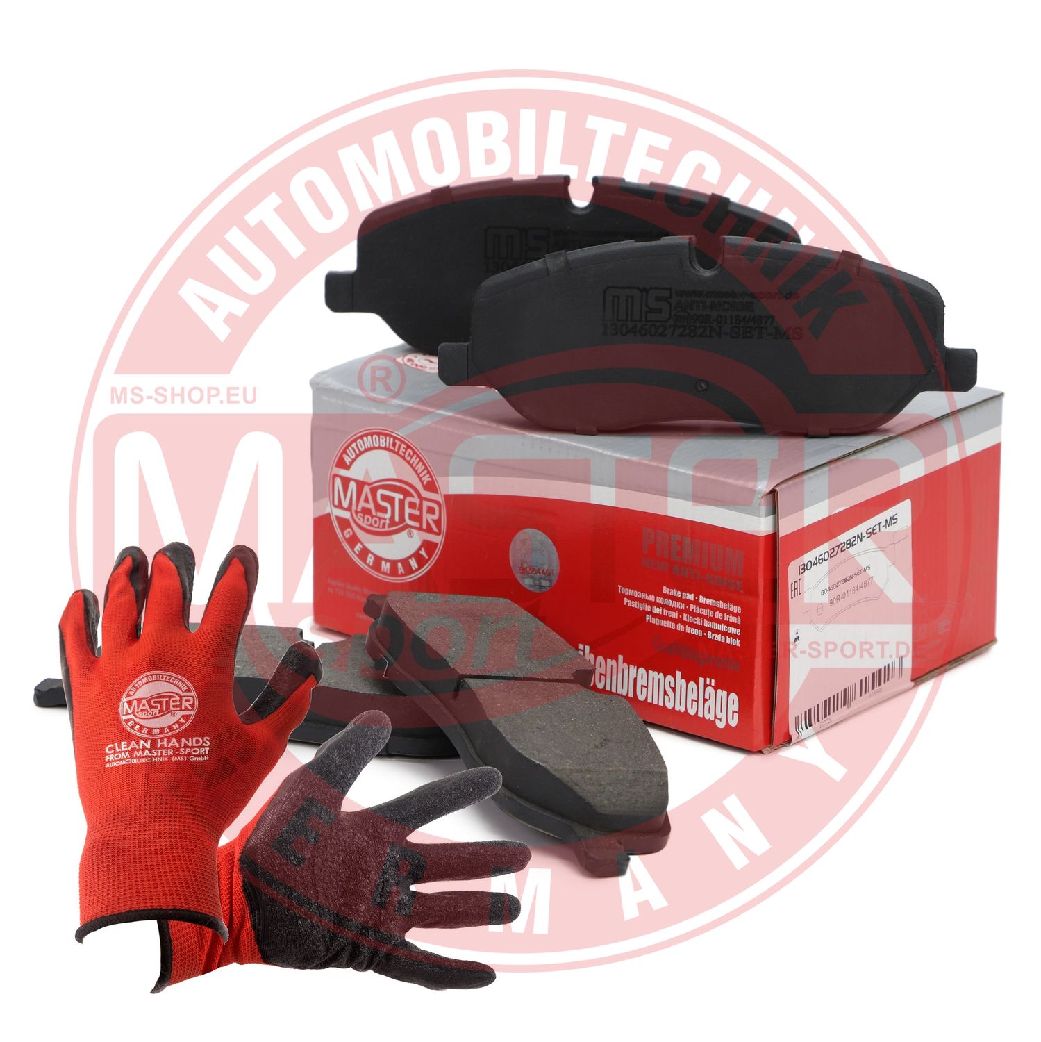 Brake Pad Set, disc brake (13046027282N-SET-MSP)