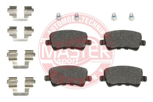 Brake Pad Set, disc brake (13046027222N-SET-MS)