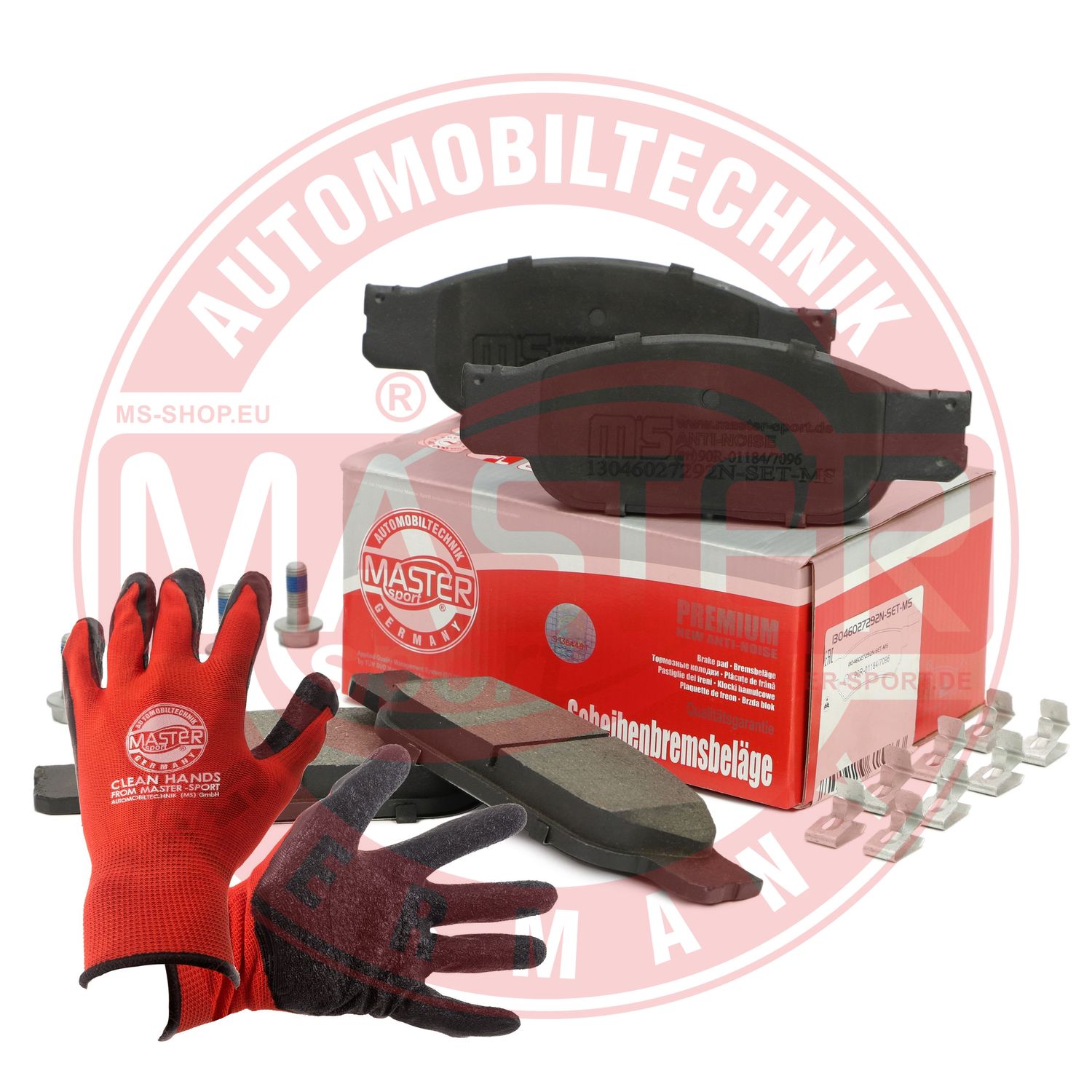 Brake Pad Set, disc brake (13046027292N-SET-MSP)