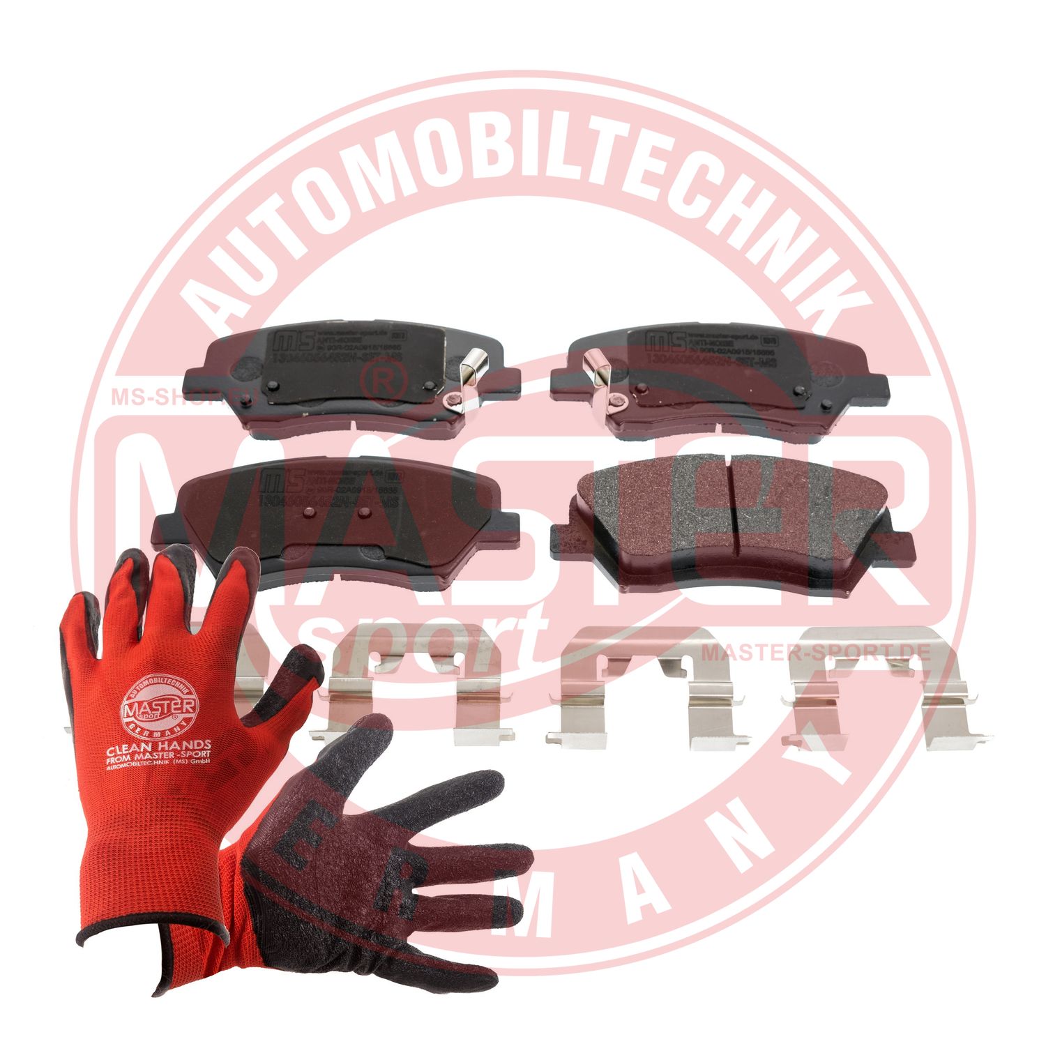 Brake Pad Set, disc brake (13046056452N-SET-MSP)