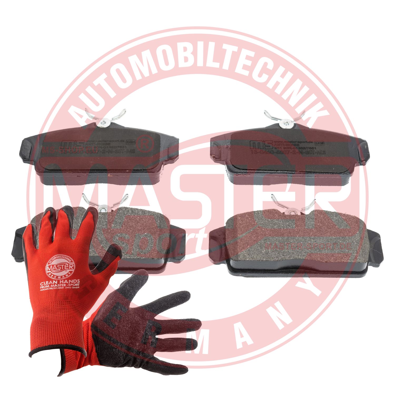 Brake Pad Set, disc brake (13046058072N-SET-MSP)