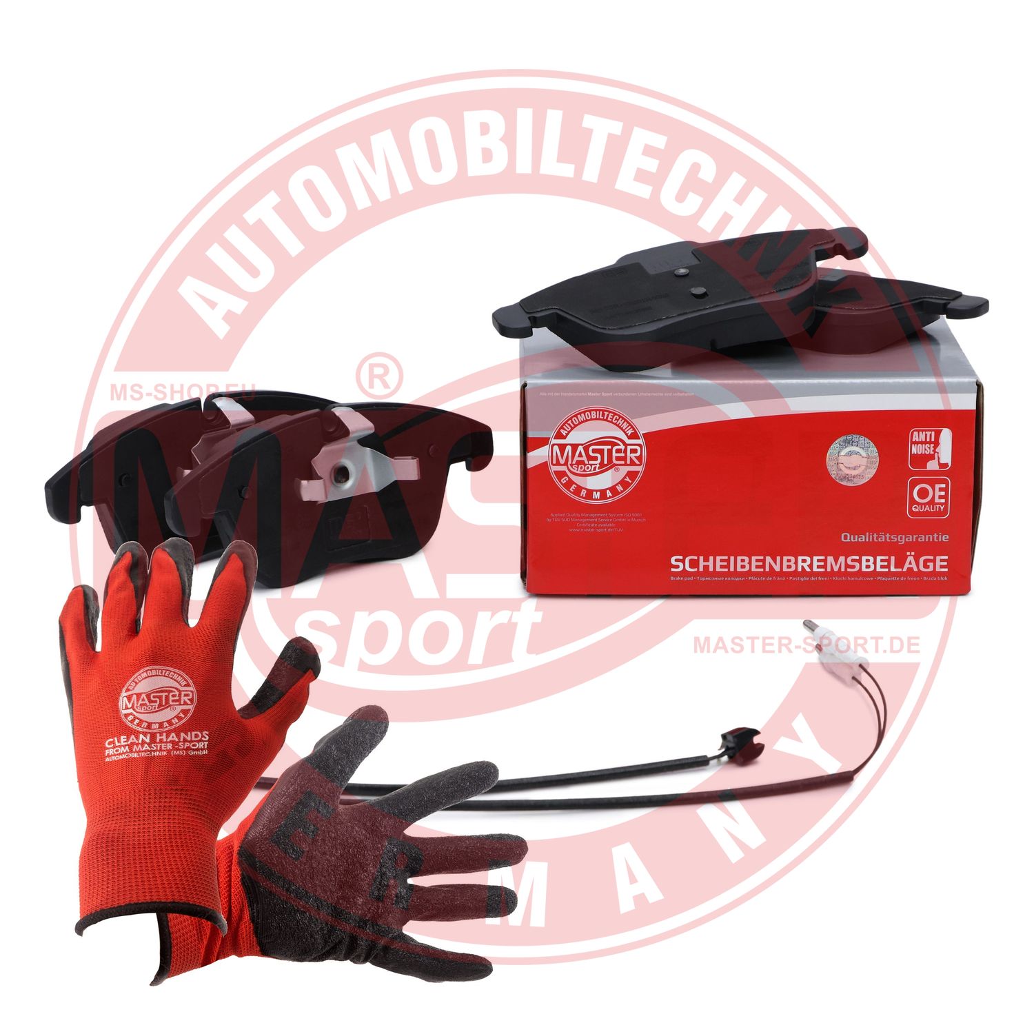Brake Pad Set, disc brake (13046072522T-SET-MSP)
