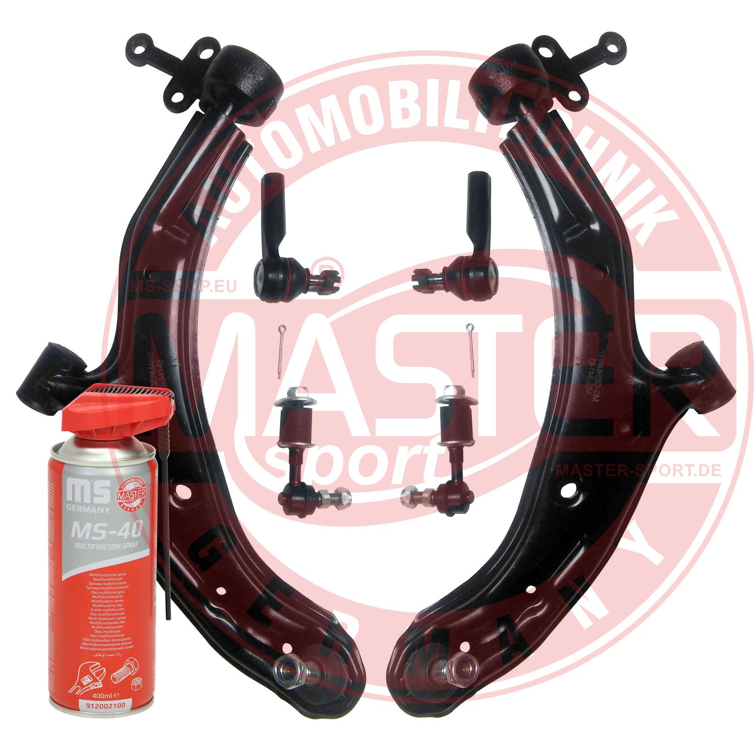 Control/Trailing Arm Kit, wheel suspension (36942-KIT-MSP)