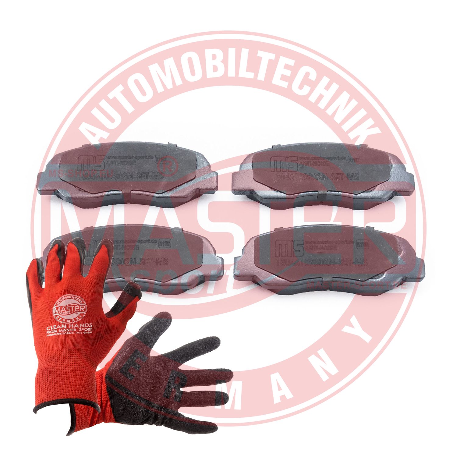 Brake Pad Set, disc brake (13046109802N-SET-MSP)