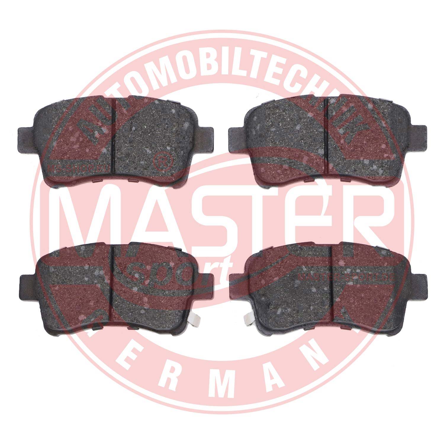 Brake Pad Set, disc brake (13046057742N-SET-MS)