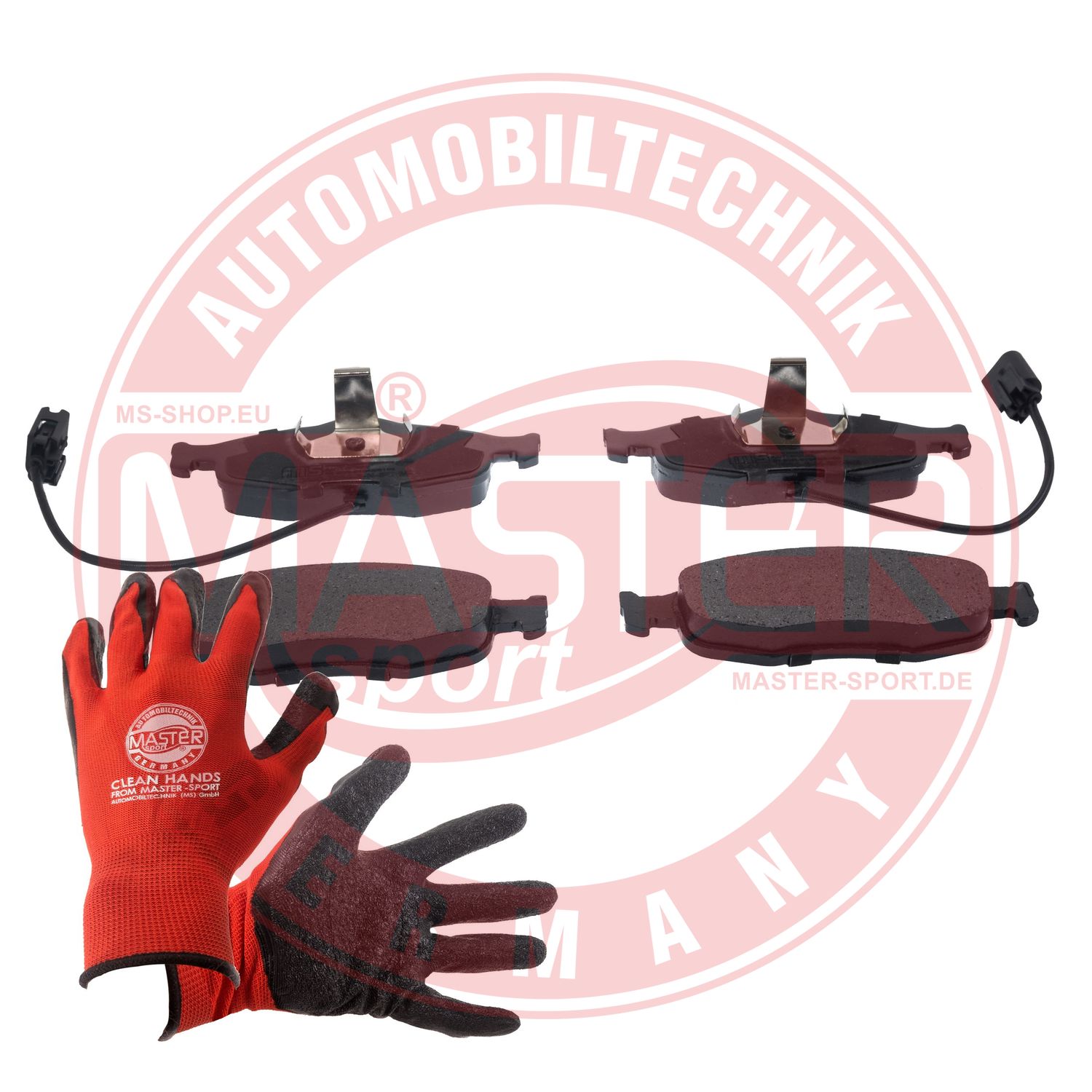 Brake Pad Set, disc brake (13046070562N-SET-MSP)