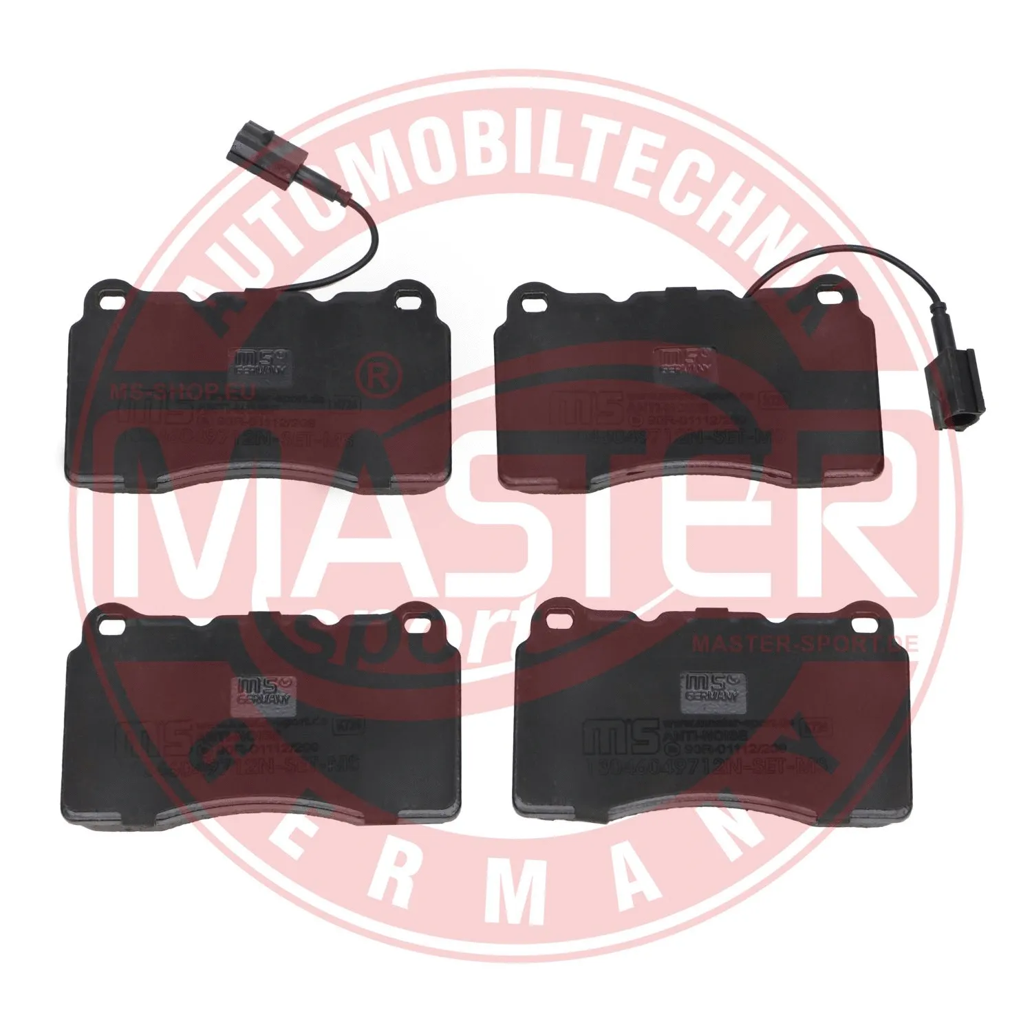 Brake Pad Set, disc brake (13046049712N-SET-MS)