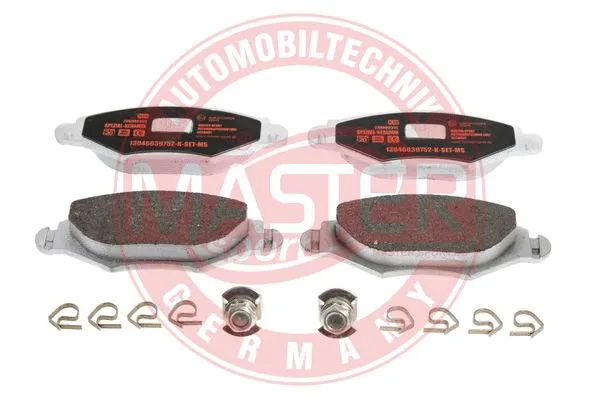 Brake Pad Set, disc brake (13046039752K-SET-MS)