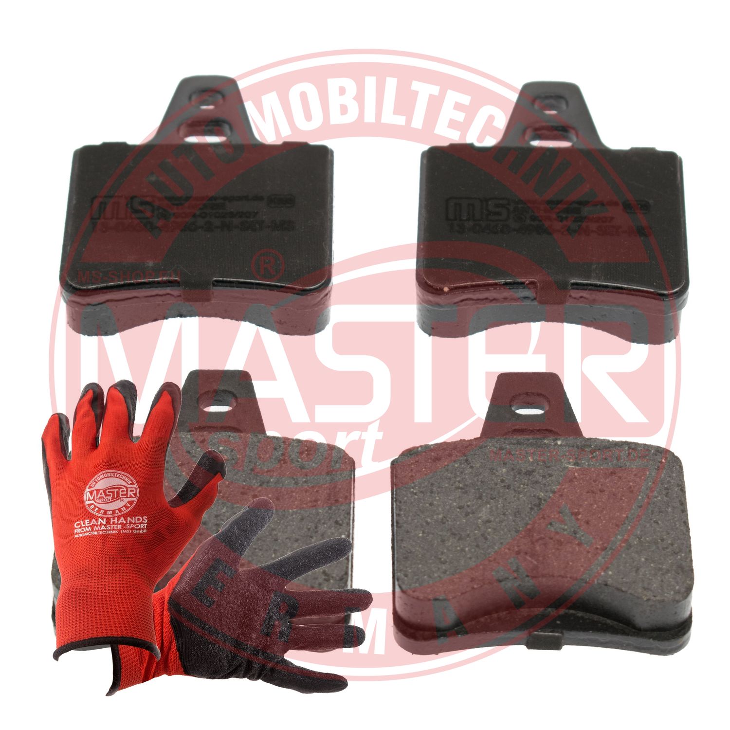 Brake Pad Set, disc brake (13046049562N-SET-MSP)