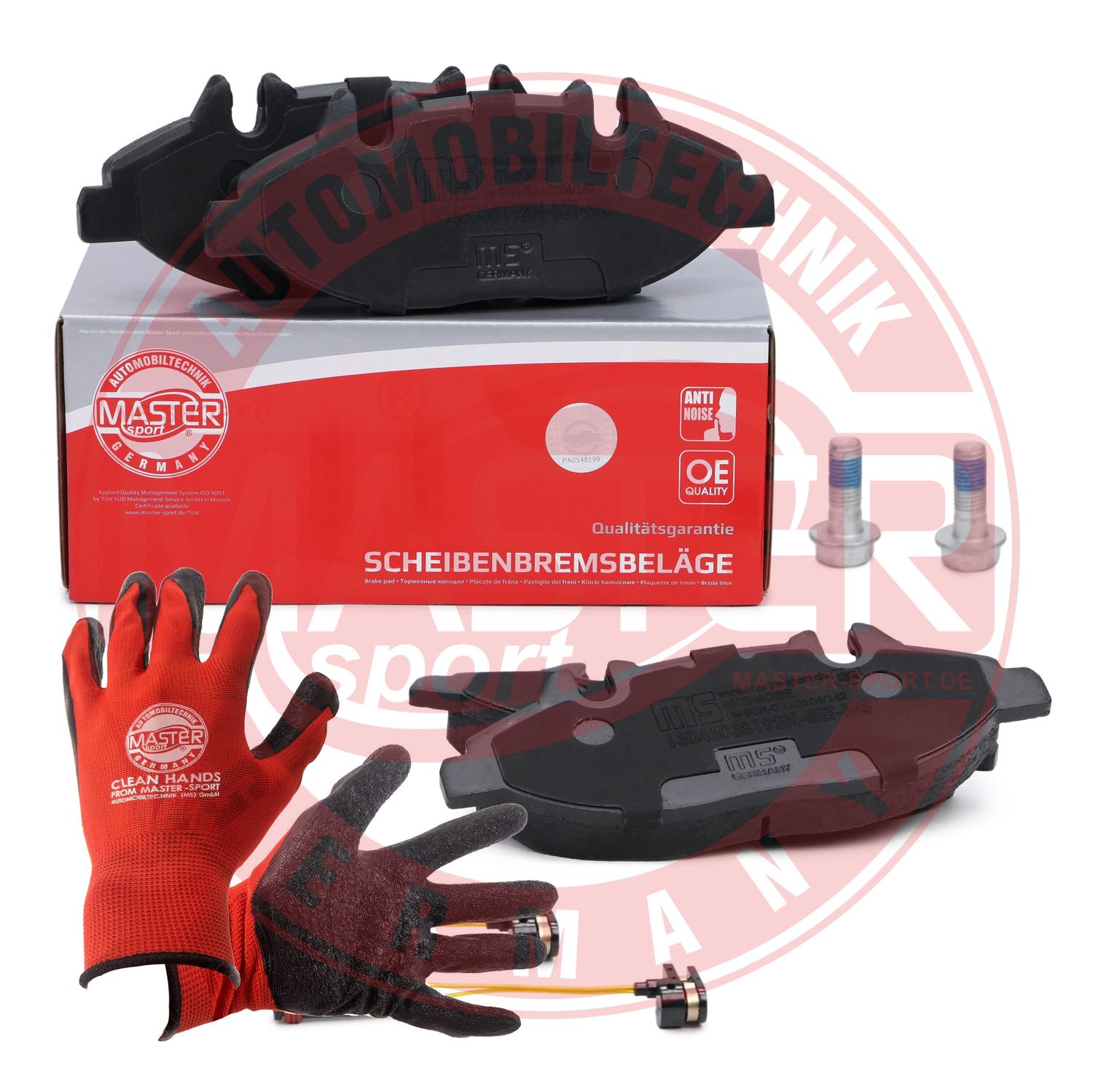 Brake Pad Set, disc brake (13046038192N-SET-MSP)
