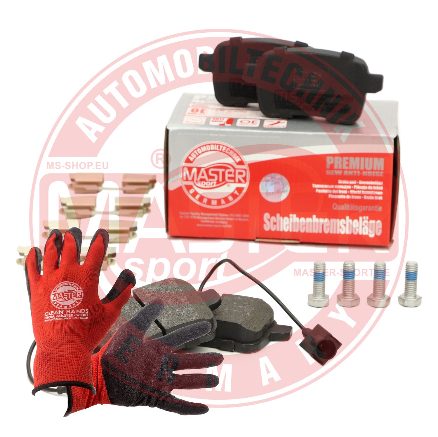 Brake Pad Set, disc brake (13046027672N-SET-MSP)