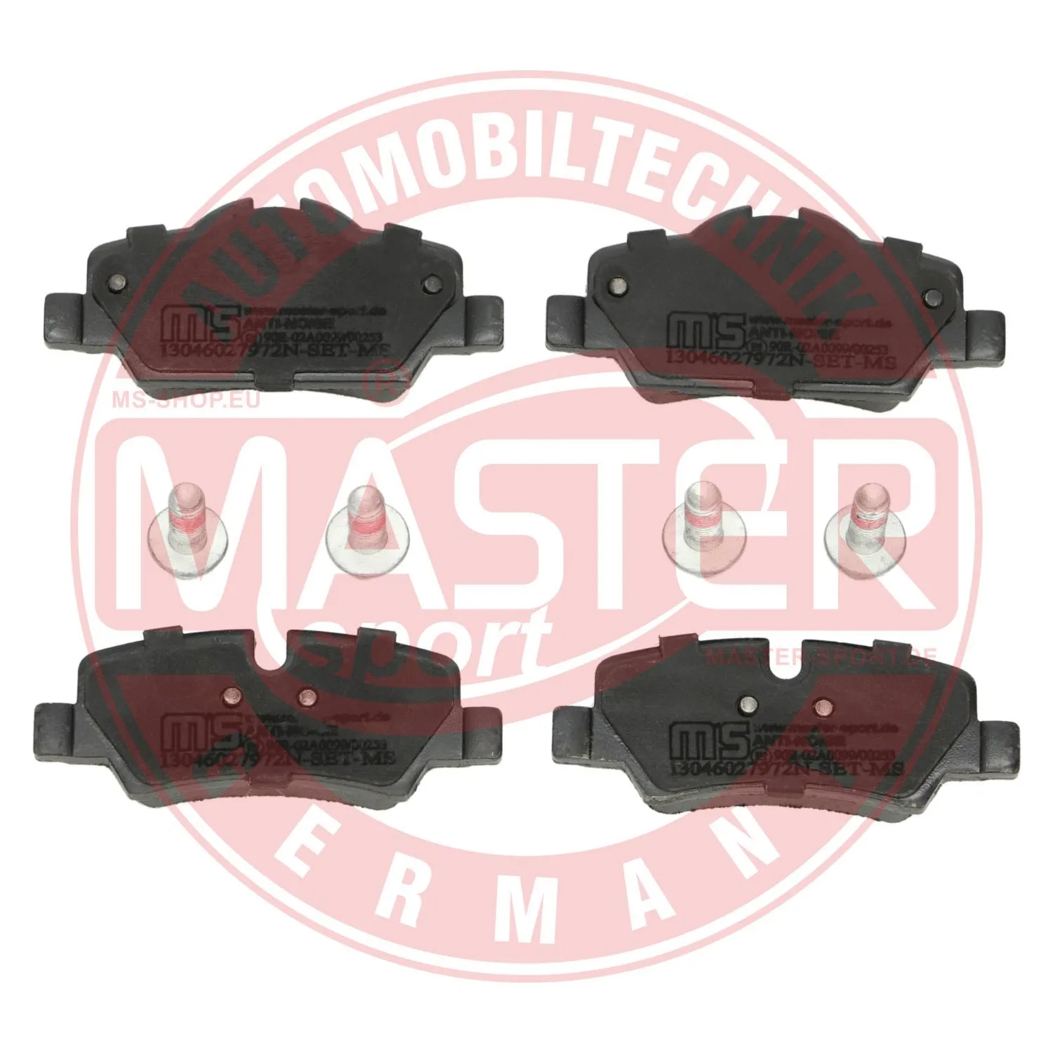 Brake Pad Set, disc brake (13046027972N-SET-MS)