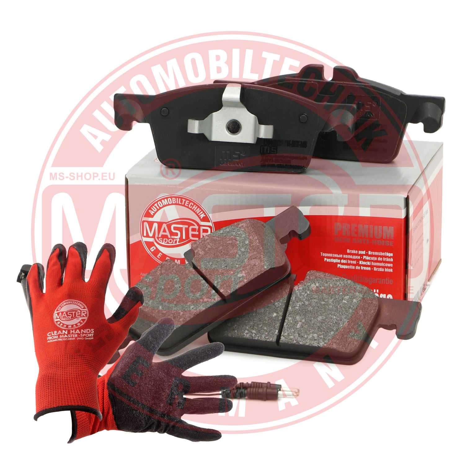 Brake Pad Set, disc brake (13046072762N-SET-MSP)