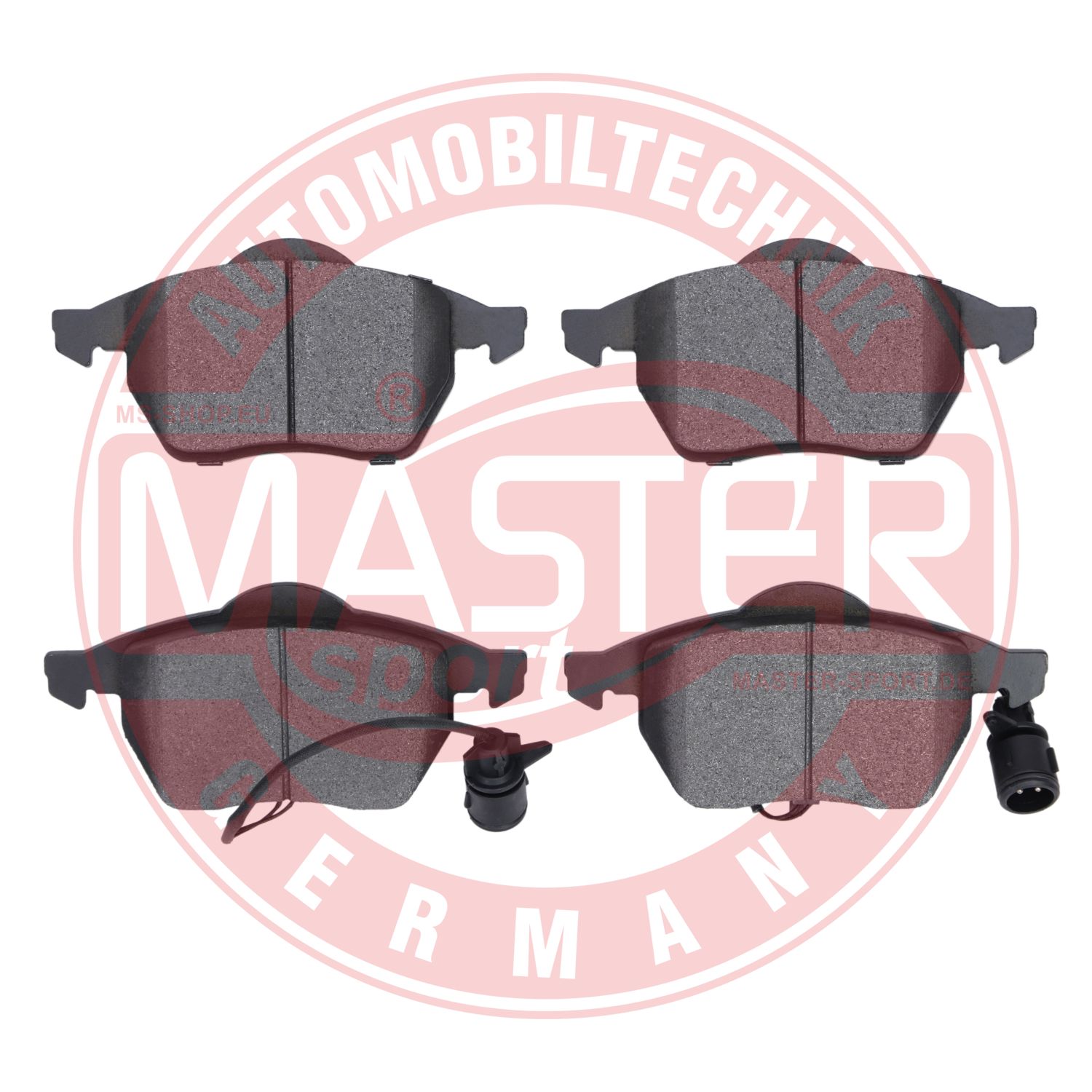Brake Pad Set, disc brake (13046070502T-SET-MS)