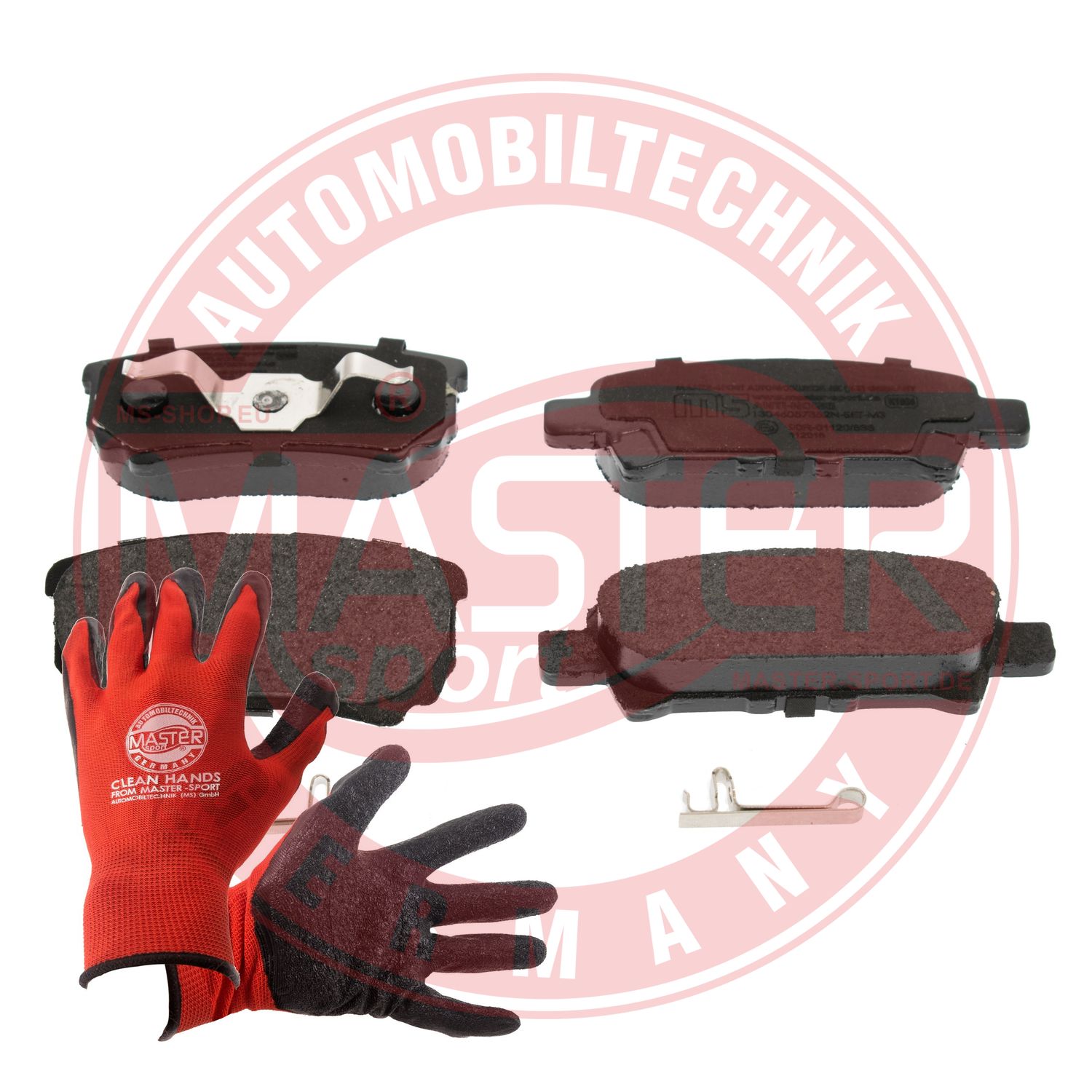 Brake Pad Set, disc brake (13046057352N-SET-MSP)