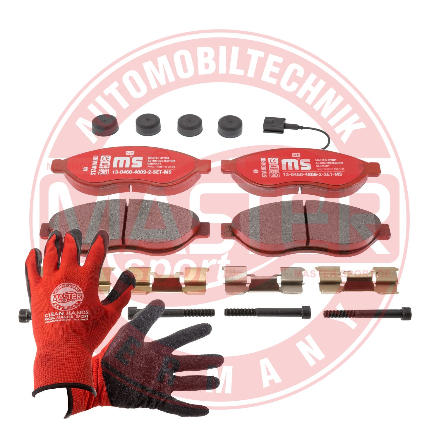 Brake Pad Set, disc brake (13046048092-SET-MSP)
