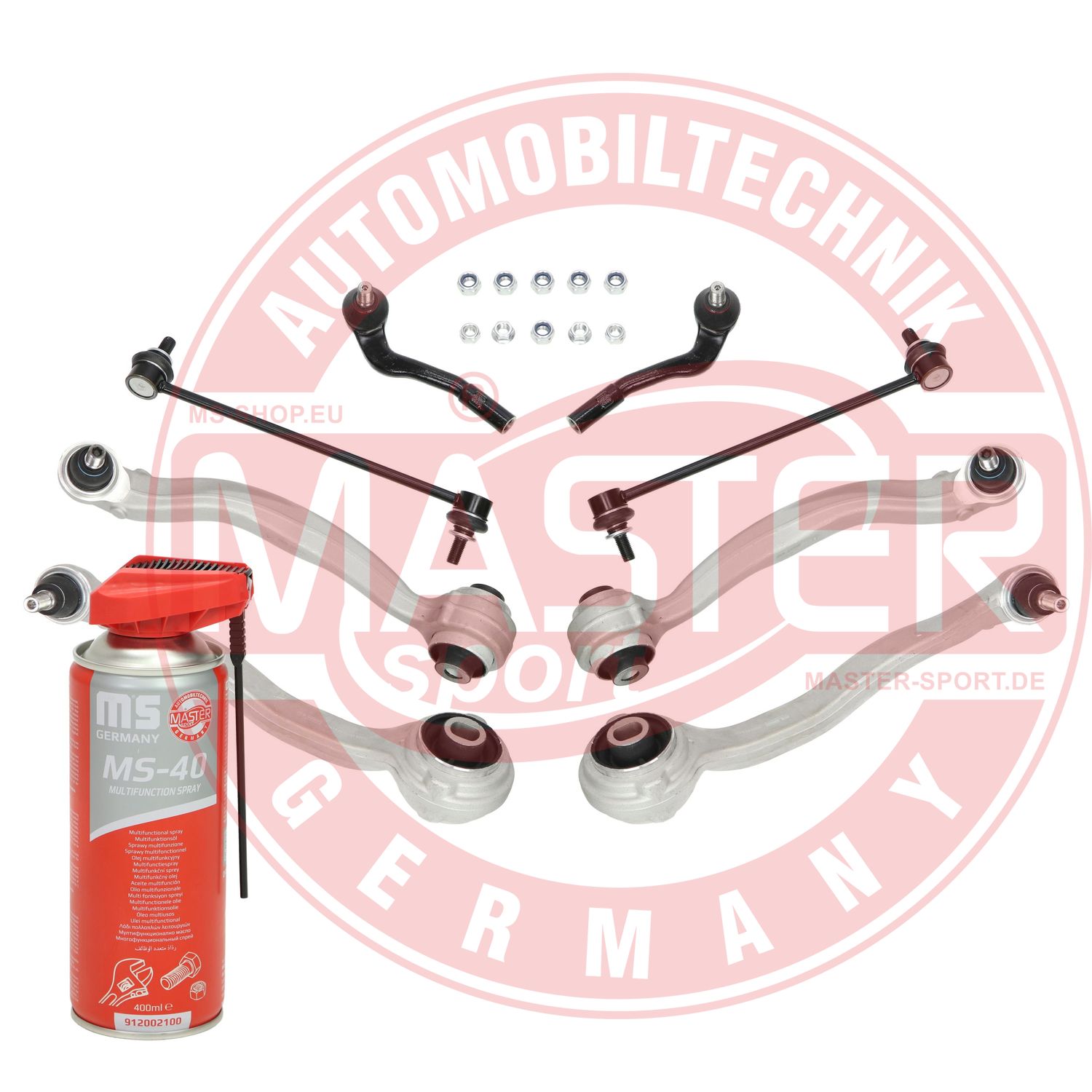 Control/Trailing Arm Kit, wheel suspension (36837-KIT-MSP)