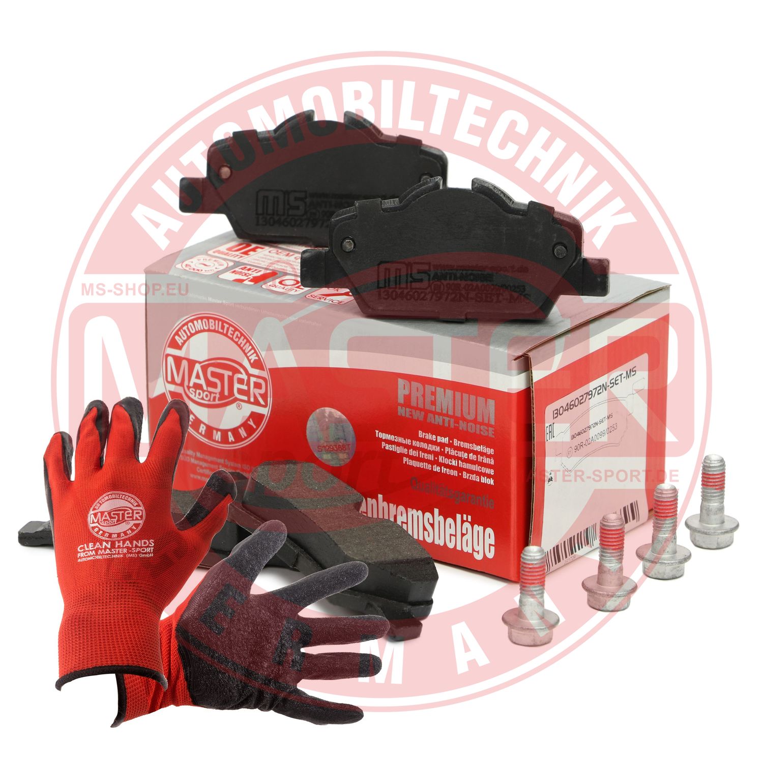 Brake Pad Set, disc brake (13046027972N-SET-MSP)