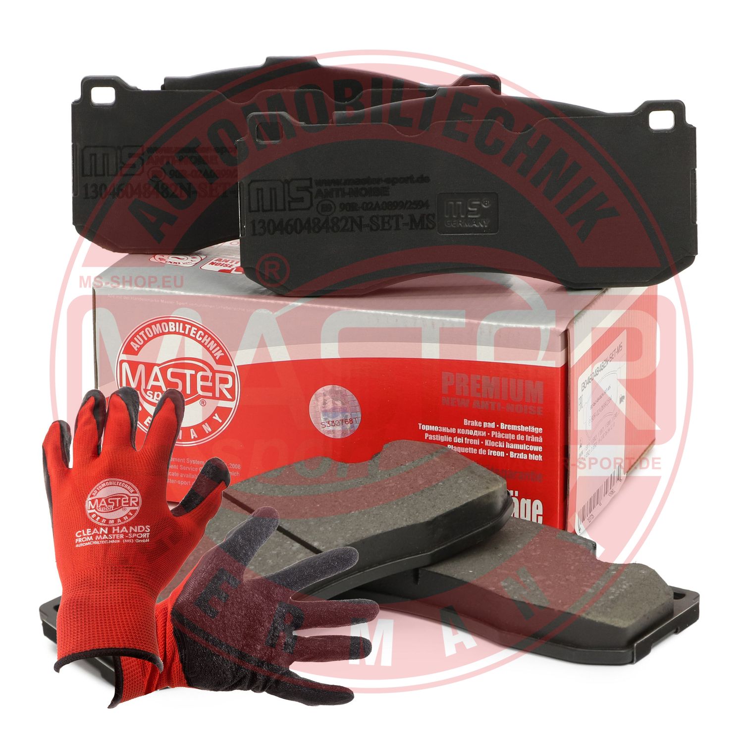 Brake Pad Set, disc brake (13046048482N-SET-MSP)