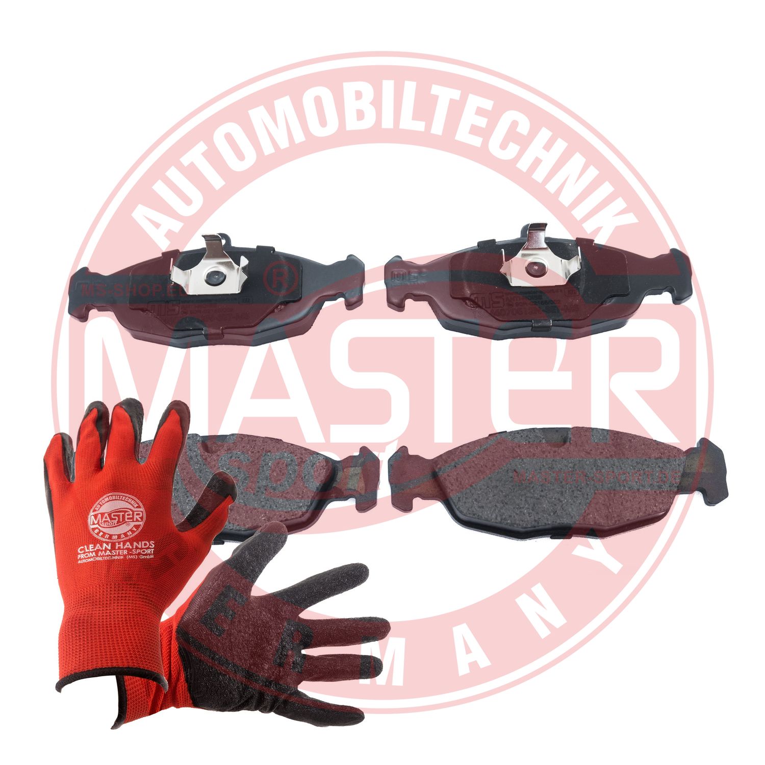 Brake Pad Set, disc brake (13046070512N-SET-MSP)