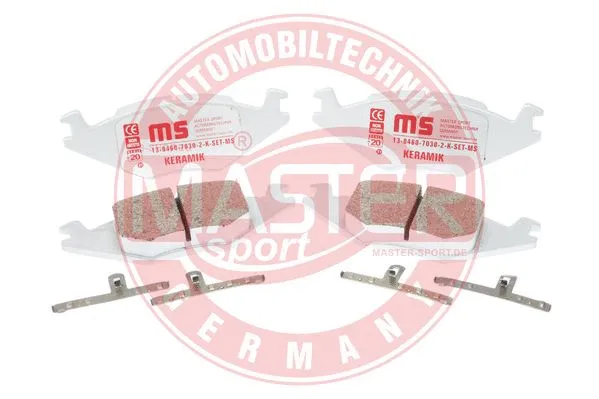 Brake Pad Set, disc brake (13046070302K-SET-MS)