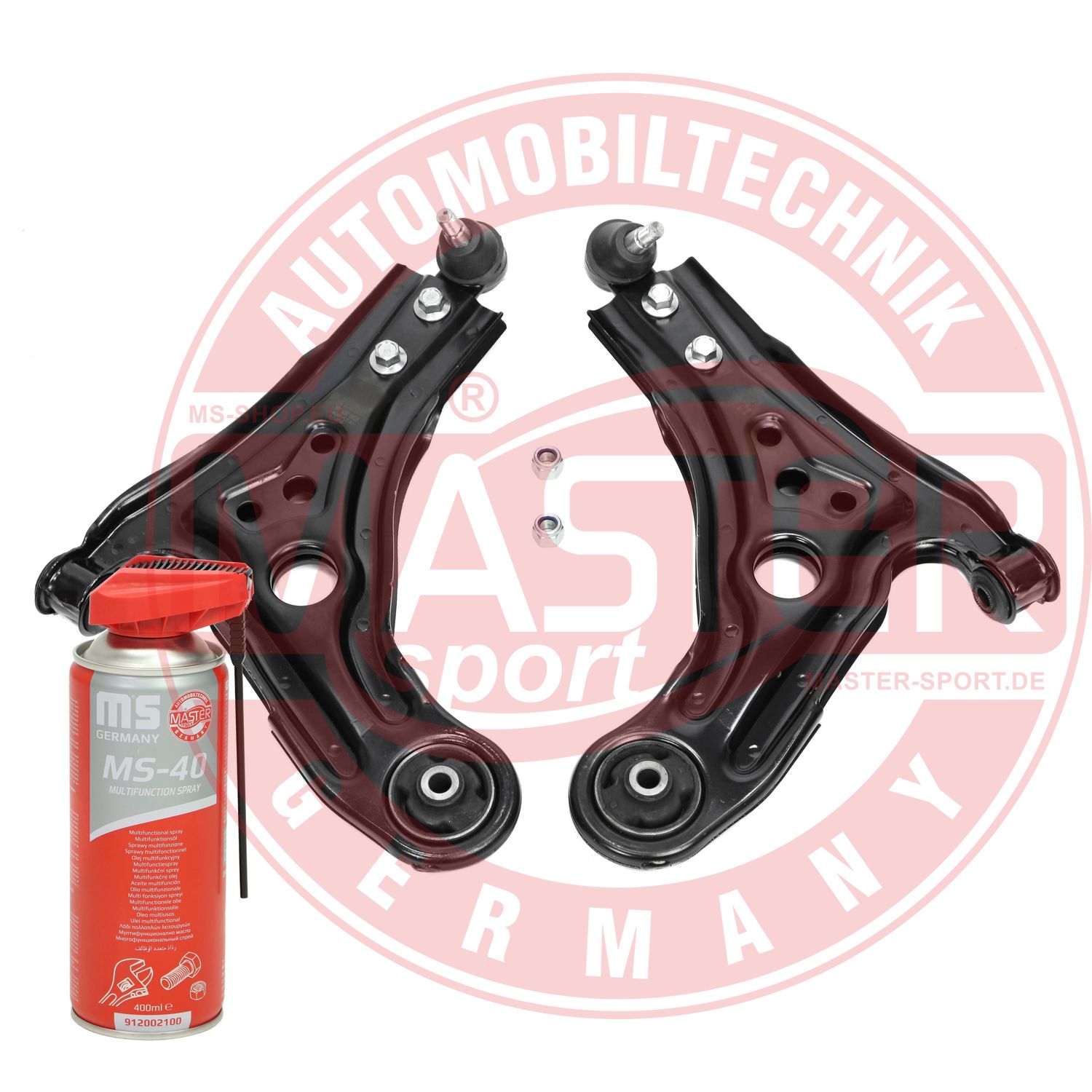Control/Trailing Arm Kit, wheel suspension (36867/1-KIT-MSP)