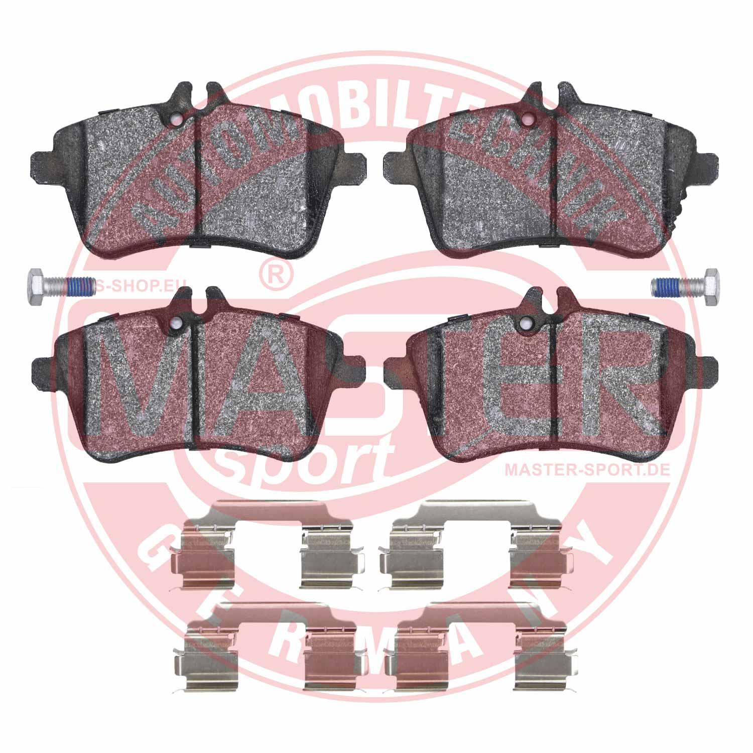 Brake Pad Set, disc brake (13046027082N-SET-MS)
