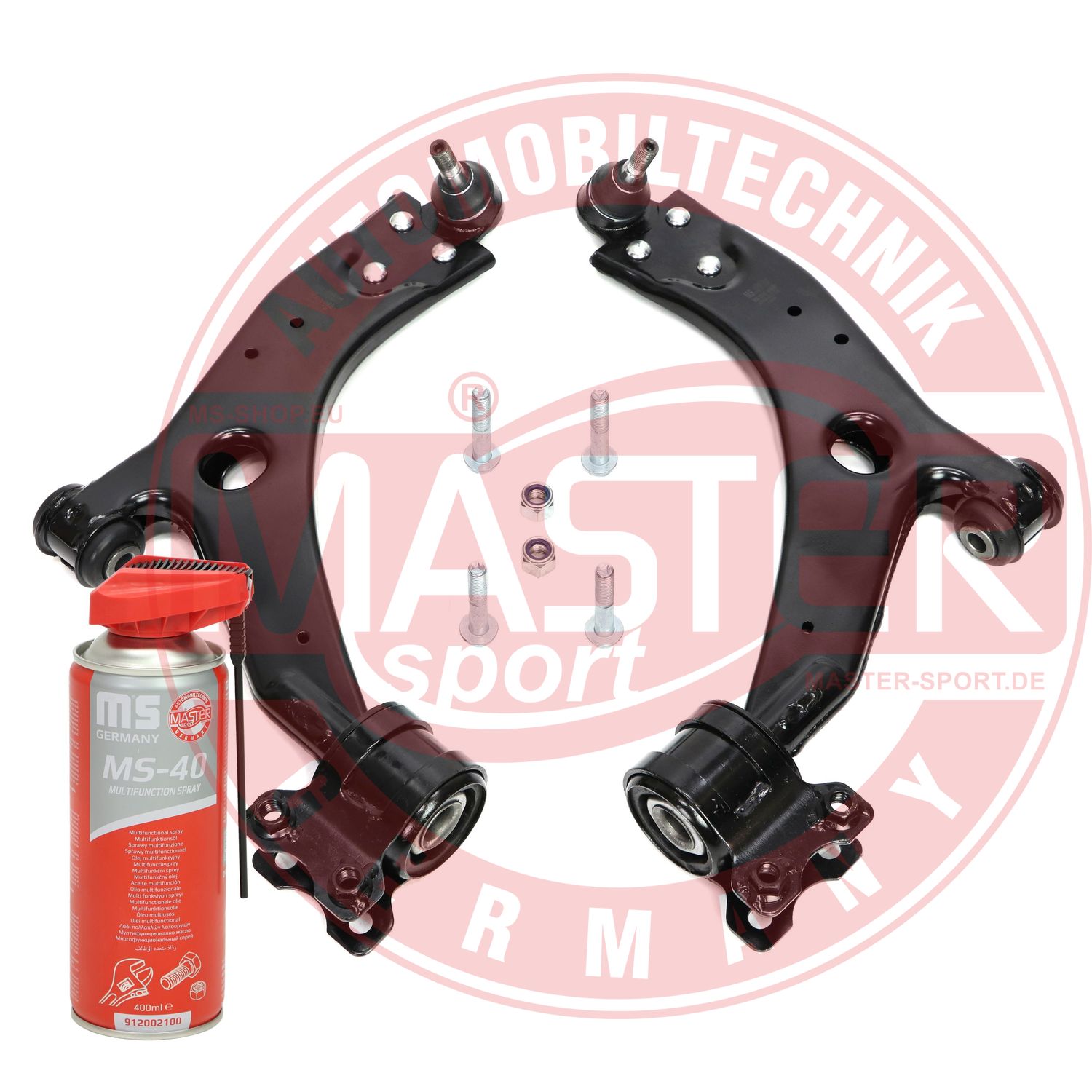 Control/Trailing Arm Kit, wheel suspension (36895/1-KIT-MSP)