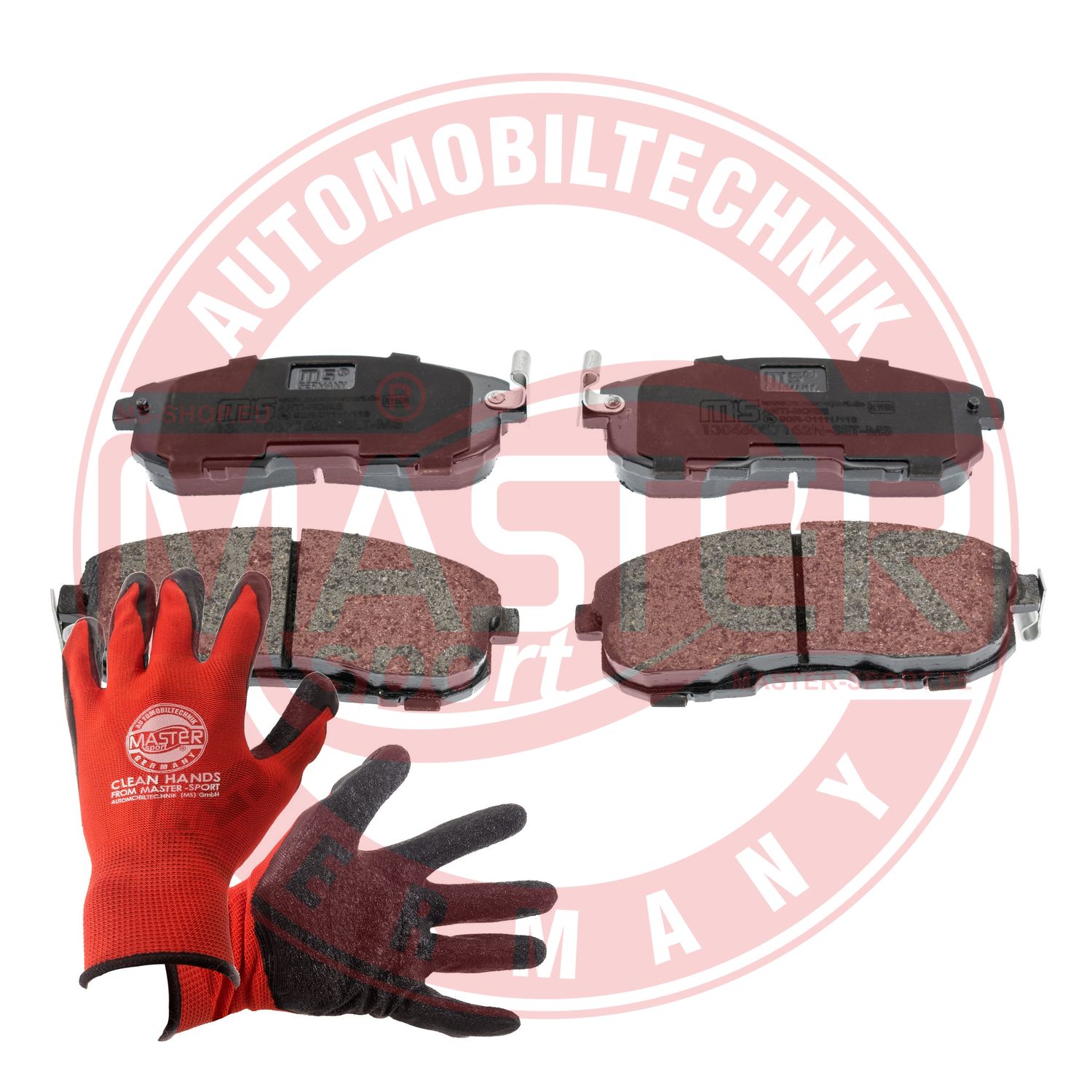 Brake Pad Set, disc brake (13046057162N-SET-MSP)