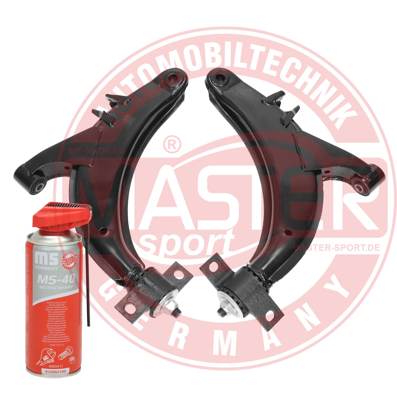 Control/Trailing Arm Kit, wheel suspension (37102/1-KIT-MSP)