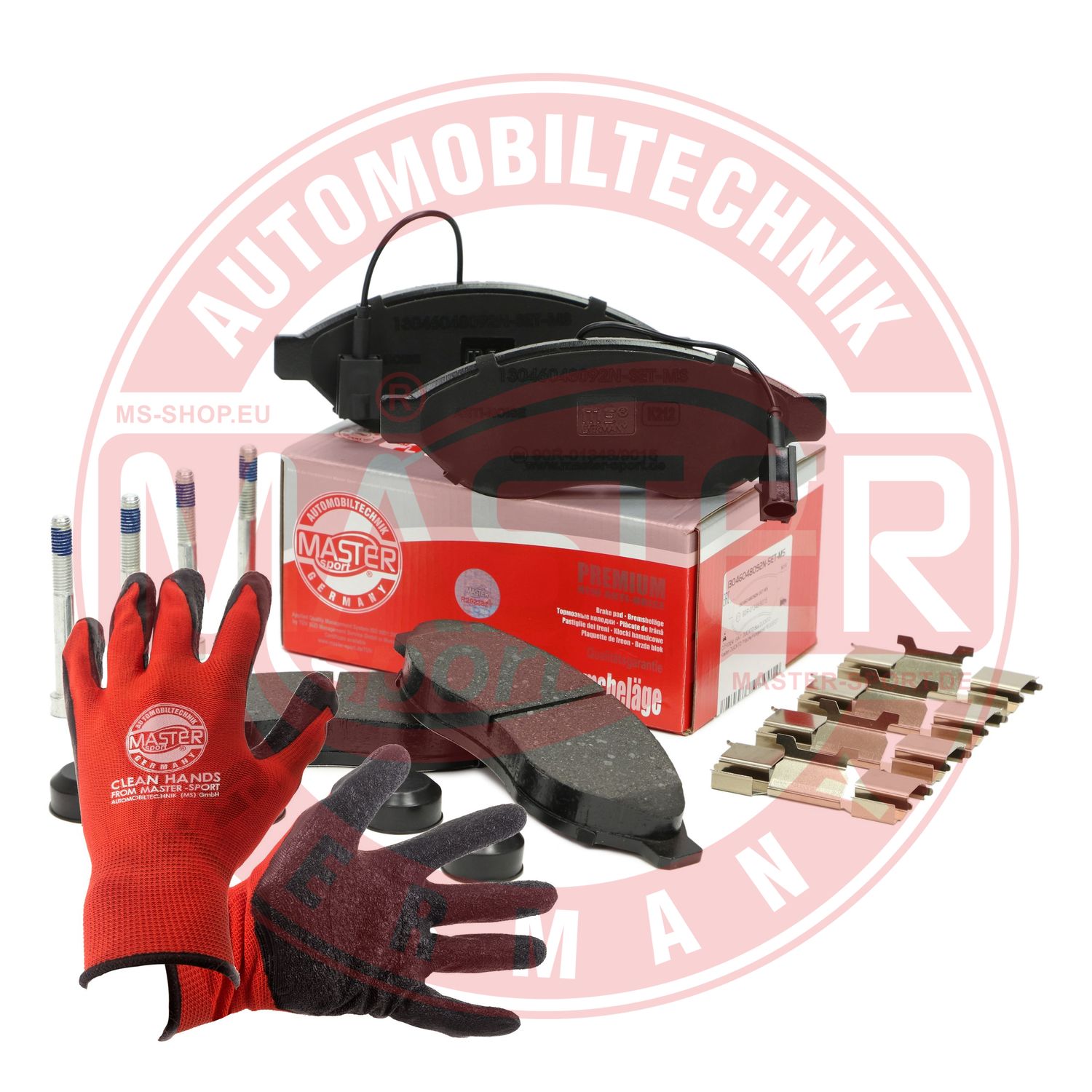 Brake Pad Set, disc brake (13046048092N-SET-MSP)