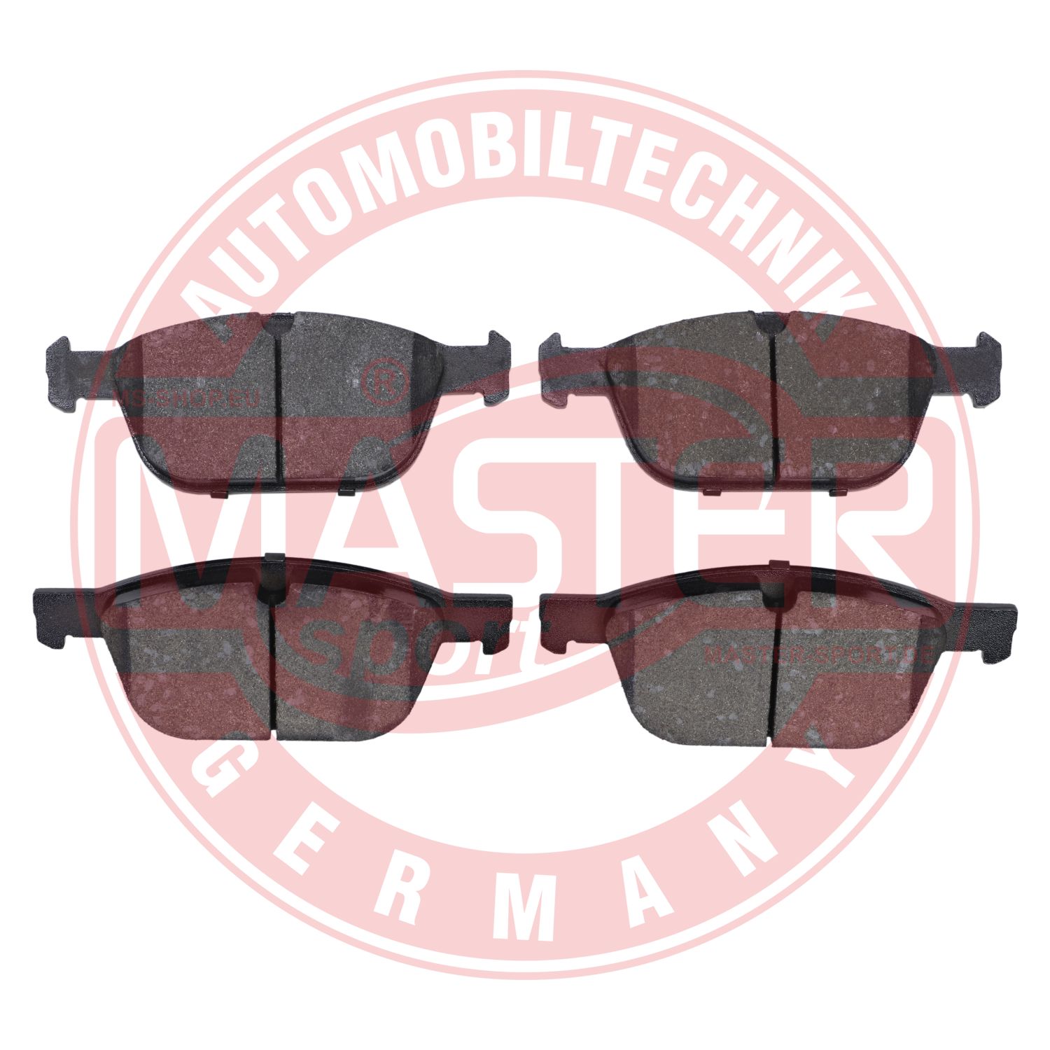 Brake Pad Set, disc brake (13046072722N-SET-MS)