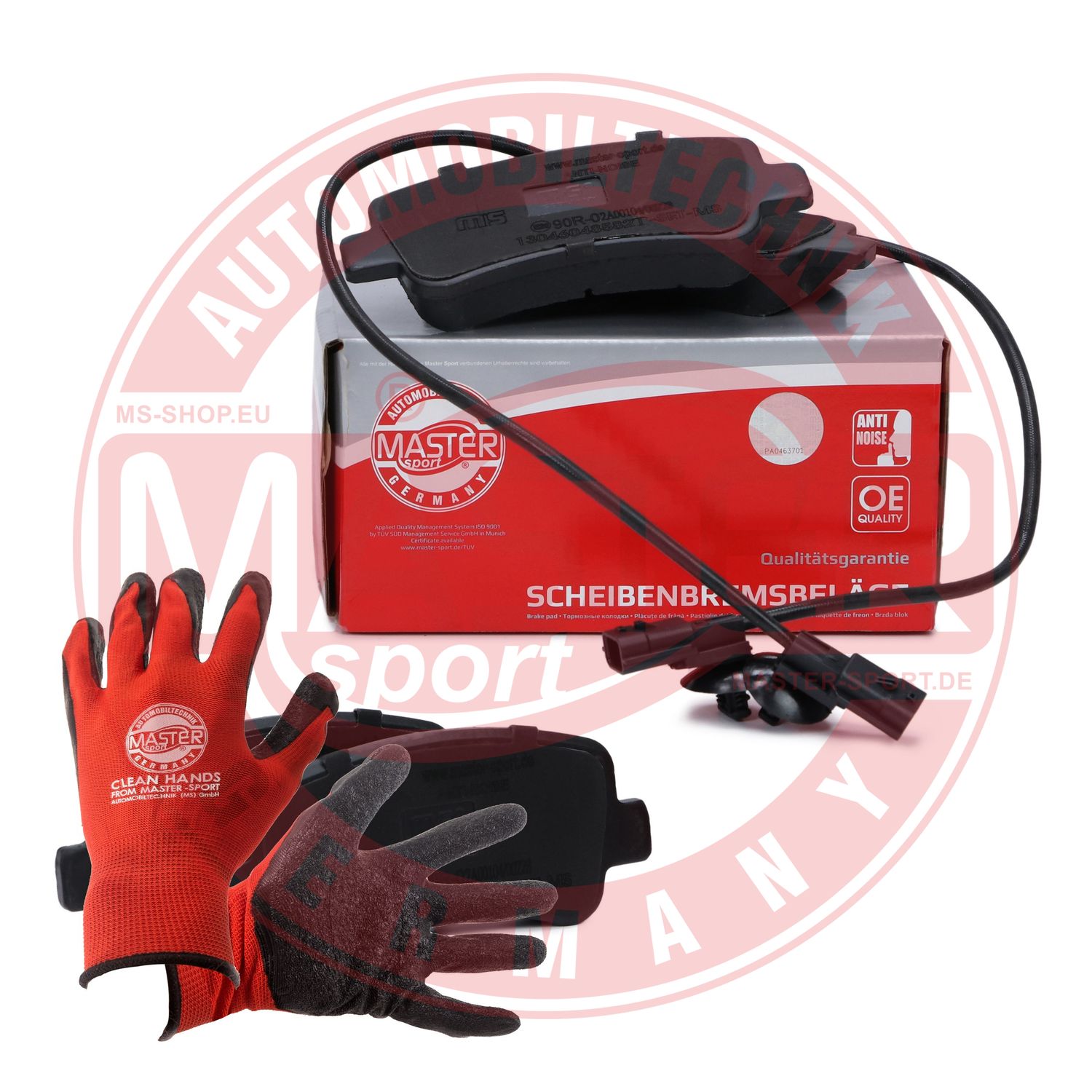 Brake Pad Set, disc brake (13046048582T-SET-MSP)