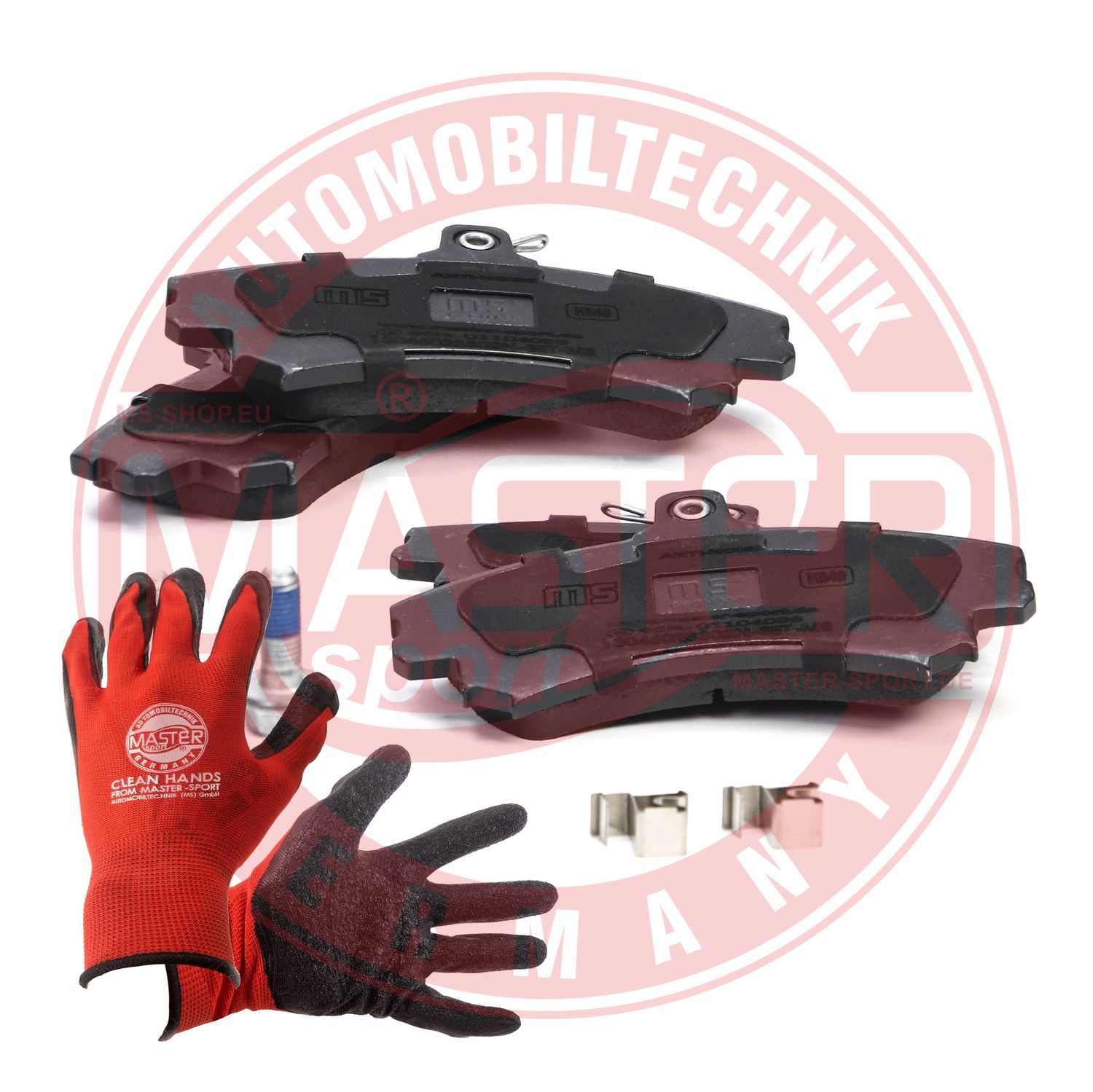 Brake Pad Set, disc brake (13046028302N-SET-MSP)