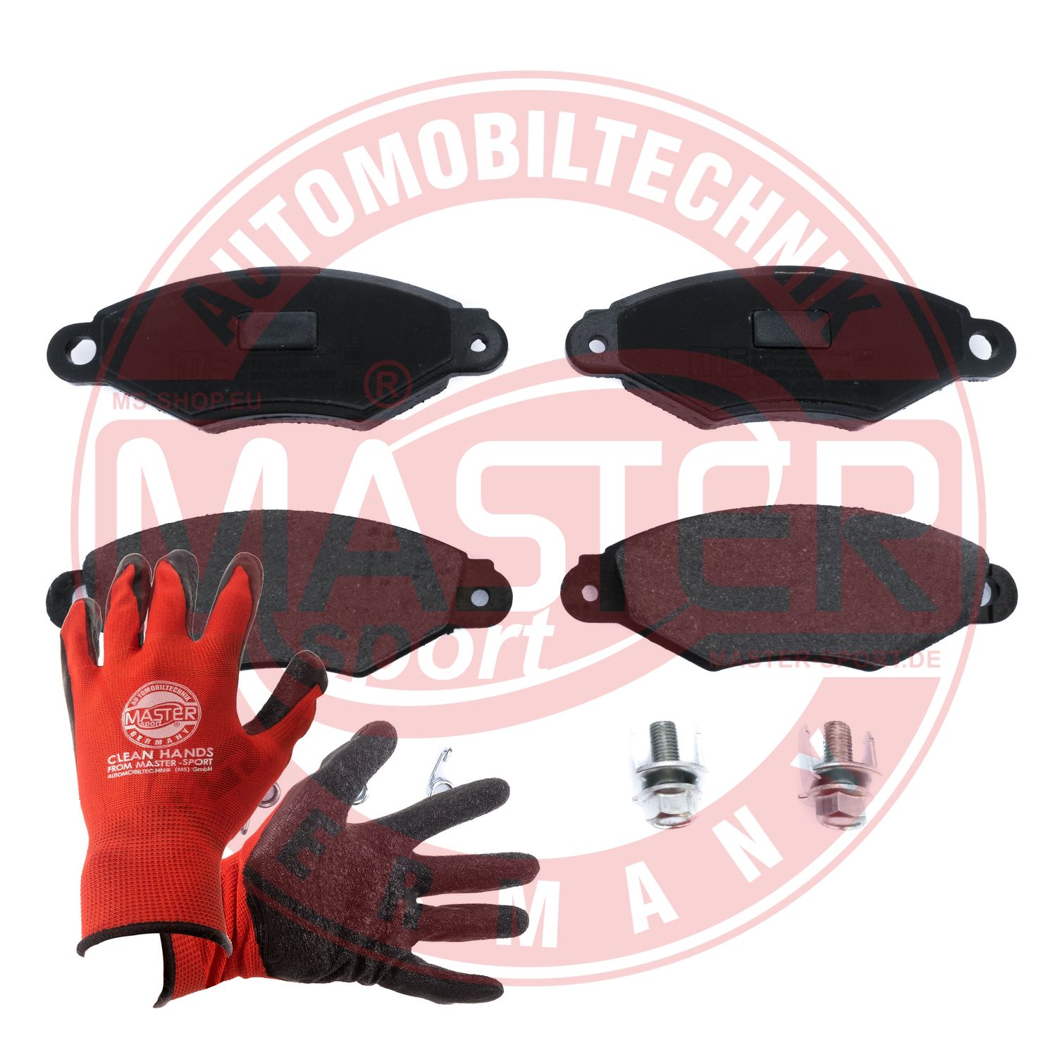 Brake Pad Set, disc brake (13046039772N-SET-MSP)