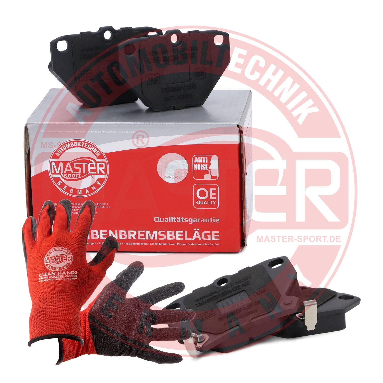 Brake Pad Set, disc brake (13046058122N-SET-MSP)