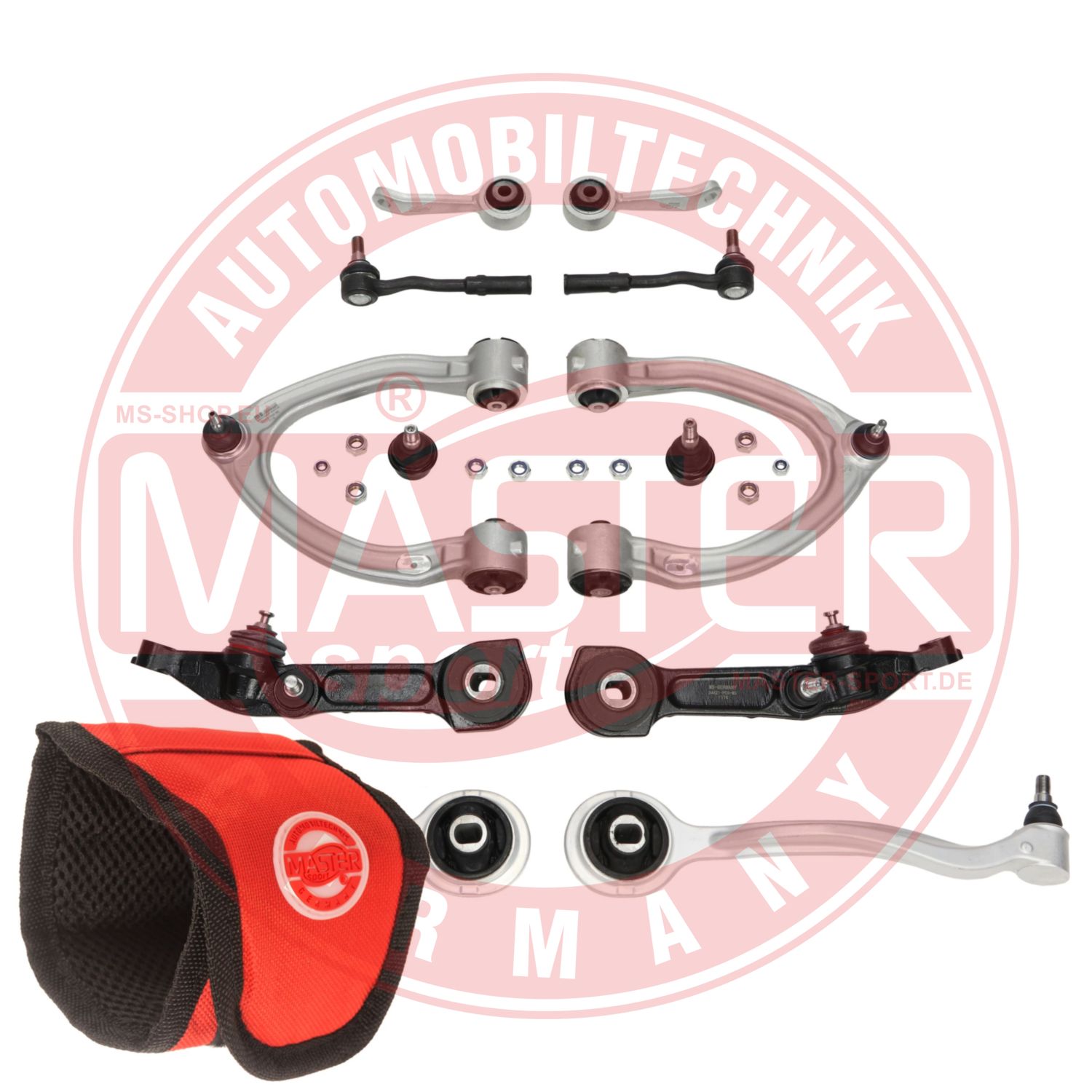 Control/Trailing Arm Kit, wheel suspension (37141/2-KIT-MSM)